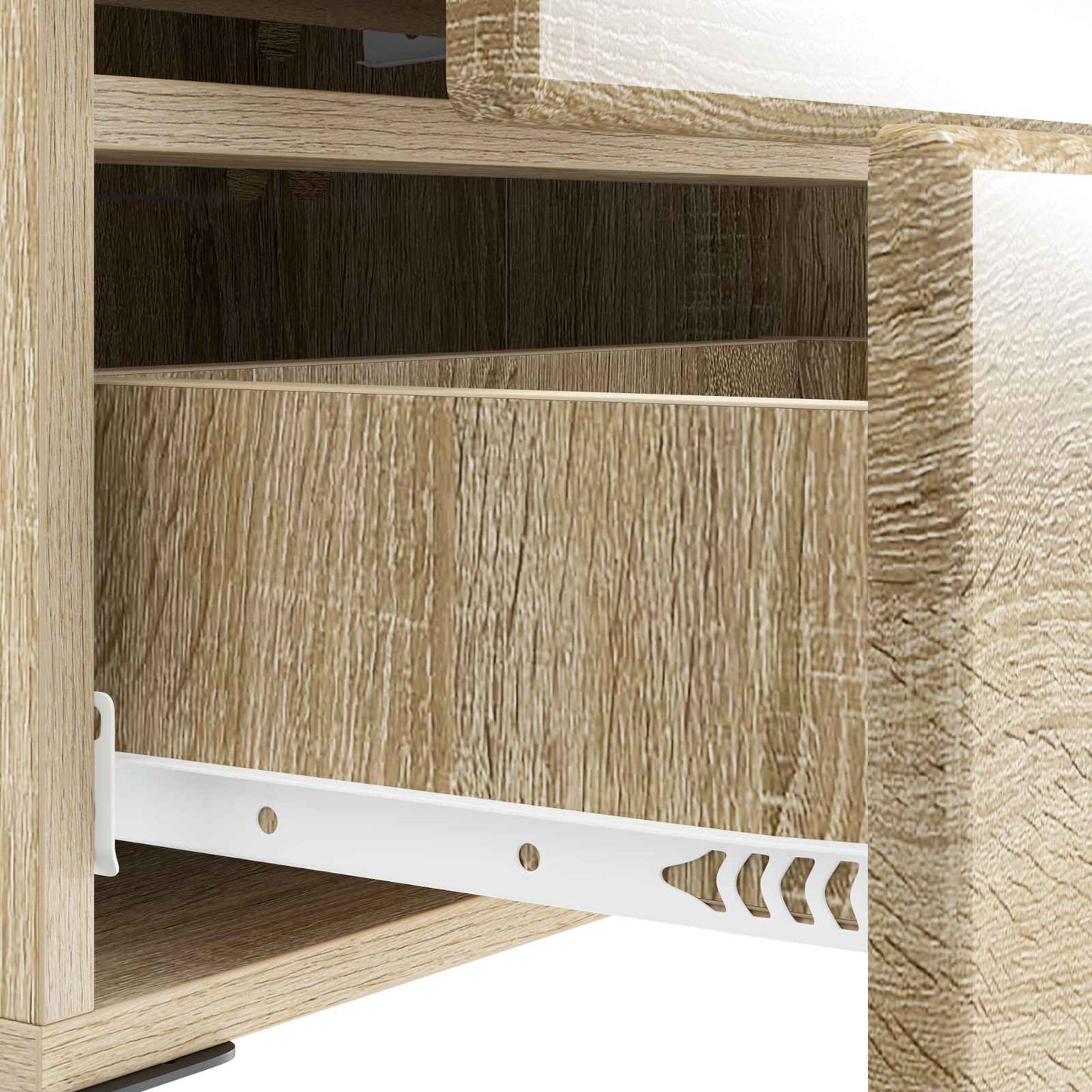 vidaXL Κομοδίνο Sonoma Δρυς 43 x 34,5 x 47,5 εκ Επεξεργασμένο Ξύλο