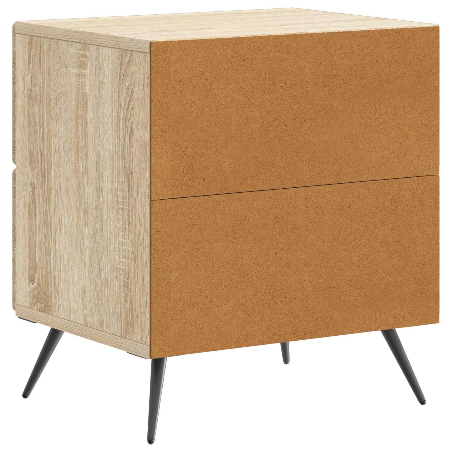 vidaXL Κομοδίνο 2 τμχ. Sonoma Δρυς 43 x 34,5 x 47,5 εκ