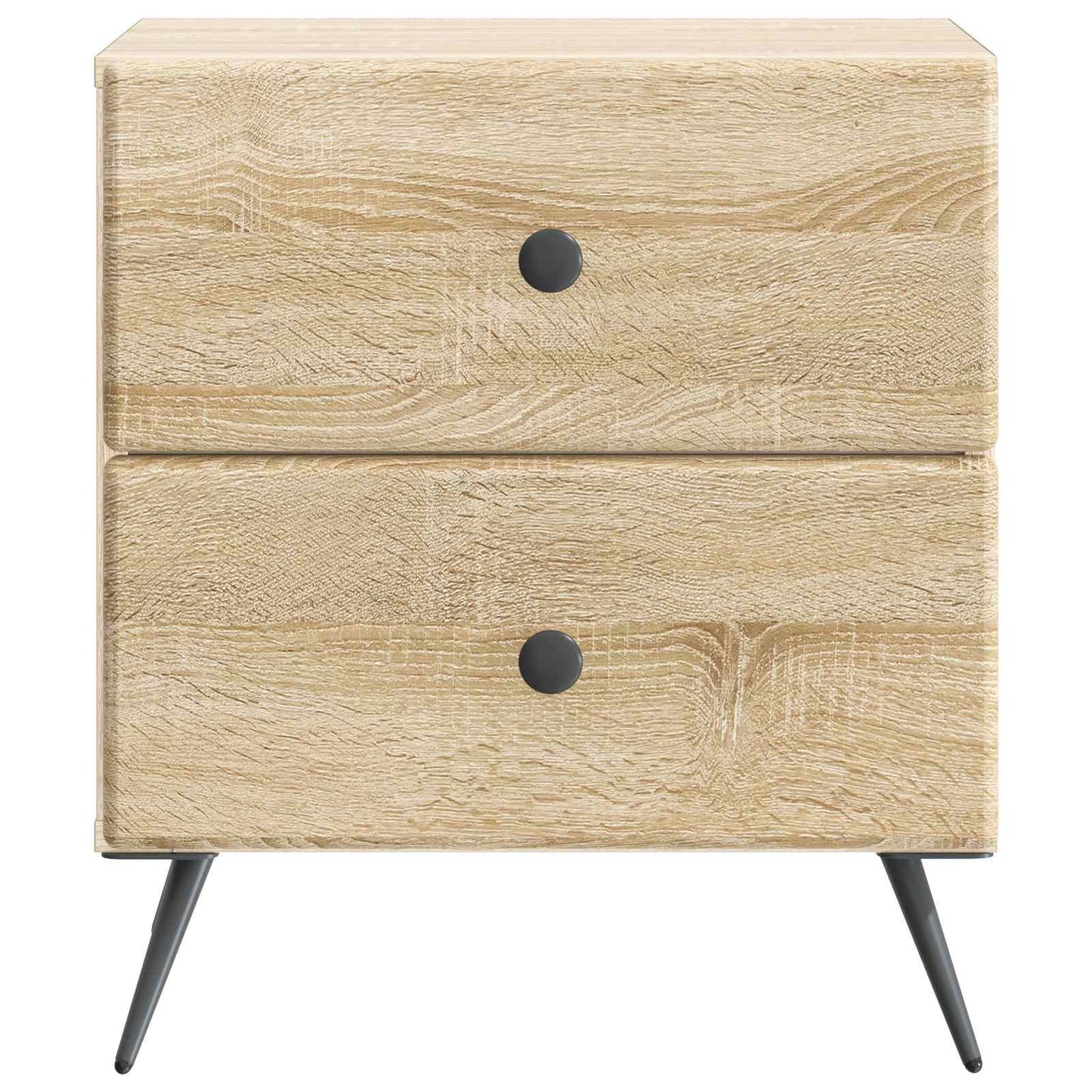 vidaXL Κομοδίνο 2 τμχ. Sonoma Δρυς 43 x 34,5 x 47,5 εκ