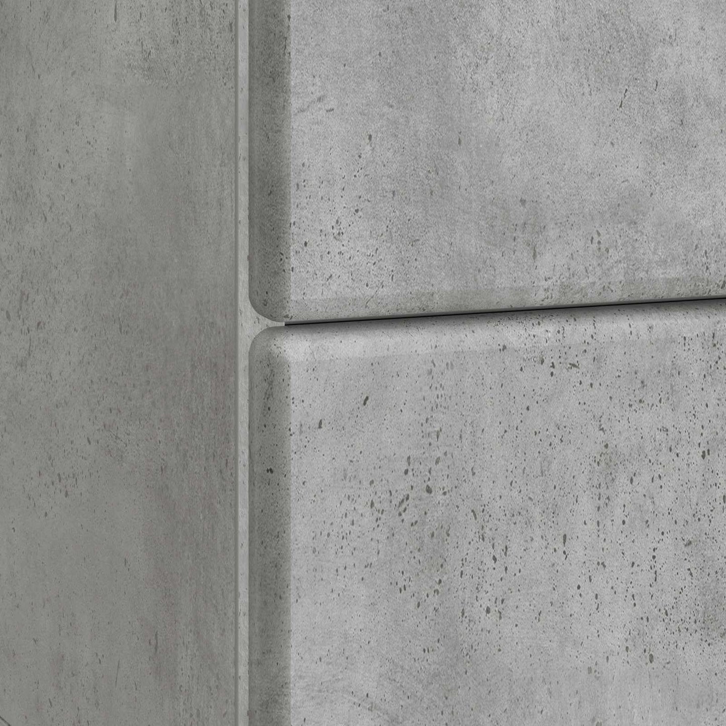 vidaXL Κομοδίνο 2 τμχ. Γκρι Σκυροδέματος 43 x 34,5 x 47,5 εκ