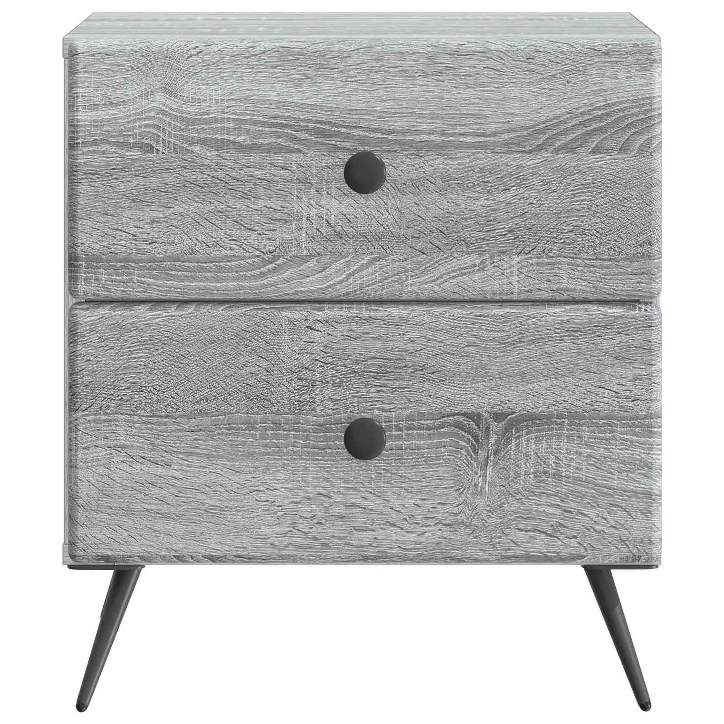 vidaXL Κομοδίνο Γκρι Sonoma 43 x 34,5 x 47,5 εκ Επεξεργασμένο Ξύλο