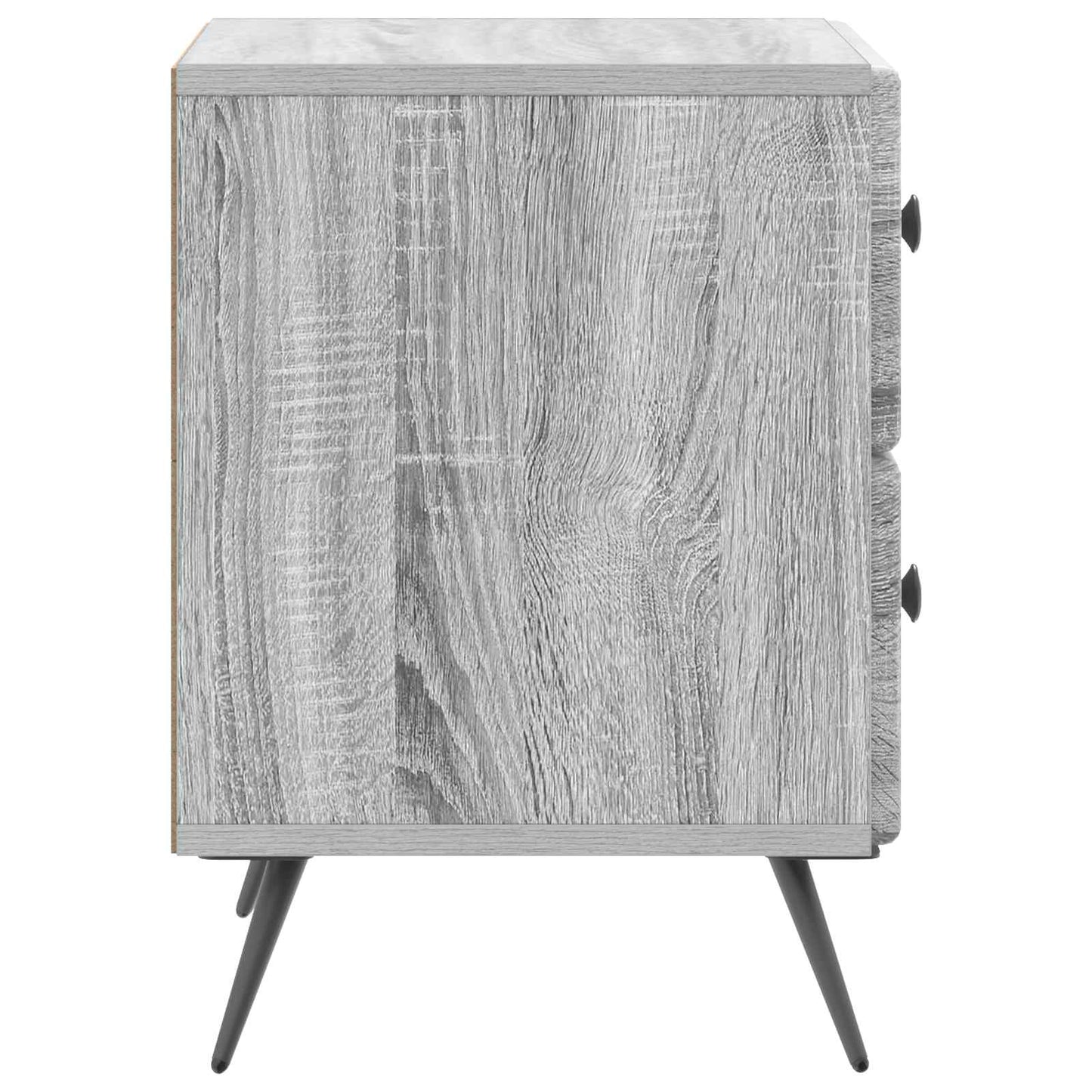 vidaXL Κομοδίνο Γκρι Sonoma 43 x 34,5 x 47,5 εκ Επεξεργασμένο Ξύλο