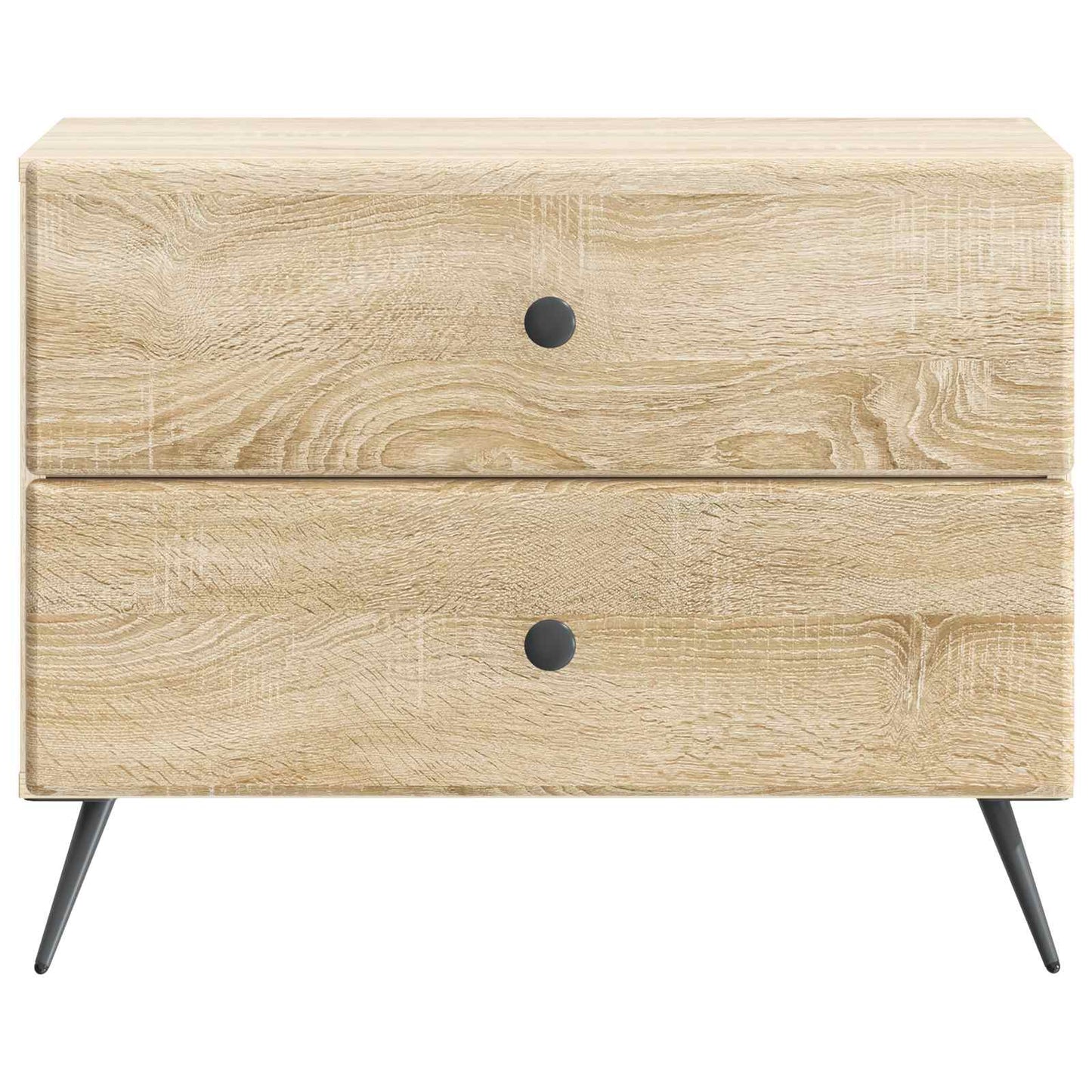 vidaXL Κομοδίνο Sonoma Δρυς 62 x 34,5 x 47,5 εκ Επεξεργασμένο Ξύλο
