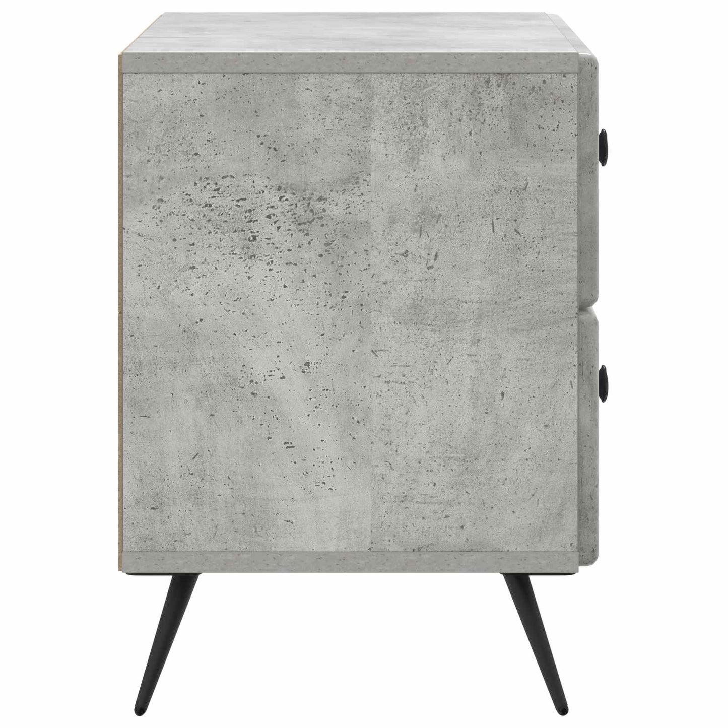 vidaXL Κομοδίνο με συρτάρι Γκρι Σκυροδέματος 62 x 34,5 x 47,5 εκ