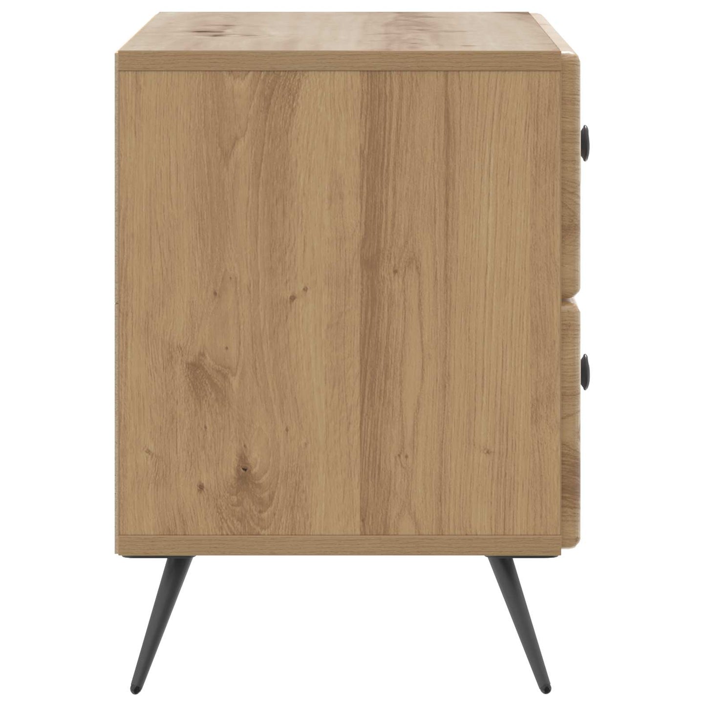 vidaXL Κομοδίνο Artisan Δρυς 62 x 34,5 x 47,5 εκ Επεξεργασμένο Ξύλο