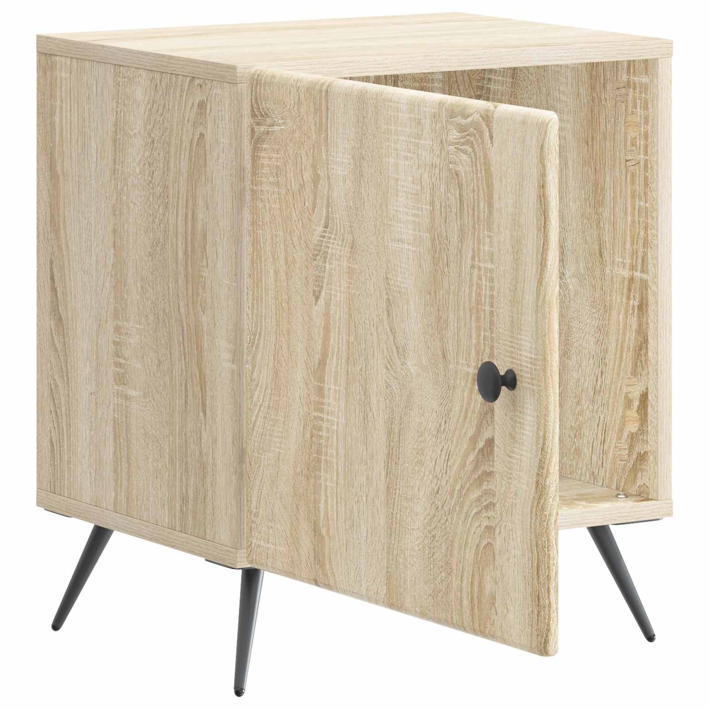 vidaXL Κομοδίνο 2 τμχ. Sonoma Δρυς 43 x 34,5 x 50 εκ
