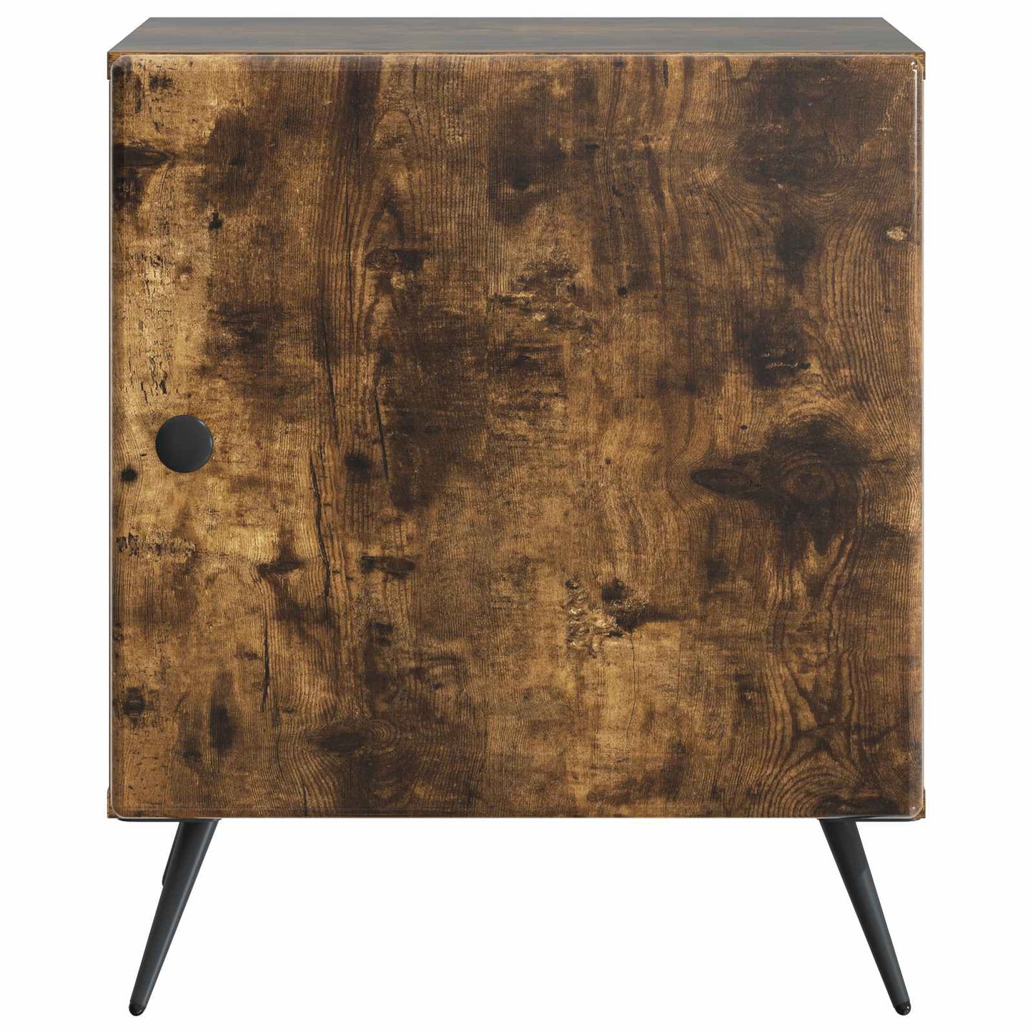 vidaXL Κομοδίνο 2 τμχ. Καπνισμένο Ξύλο Δρυός 43 x 34,5 x 50 εκ