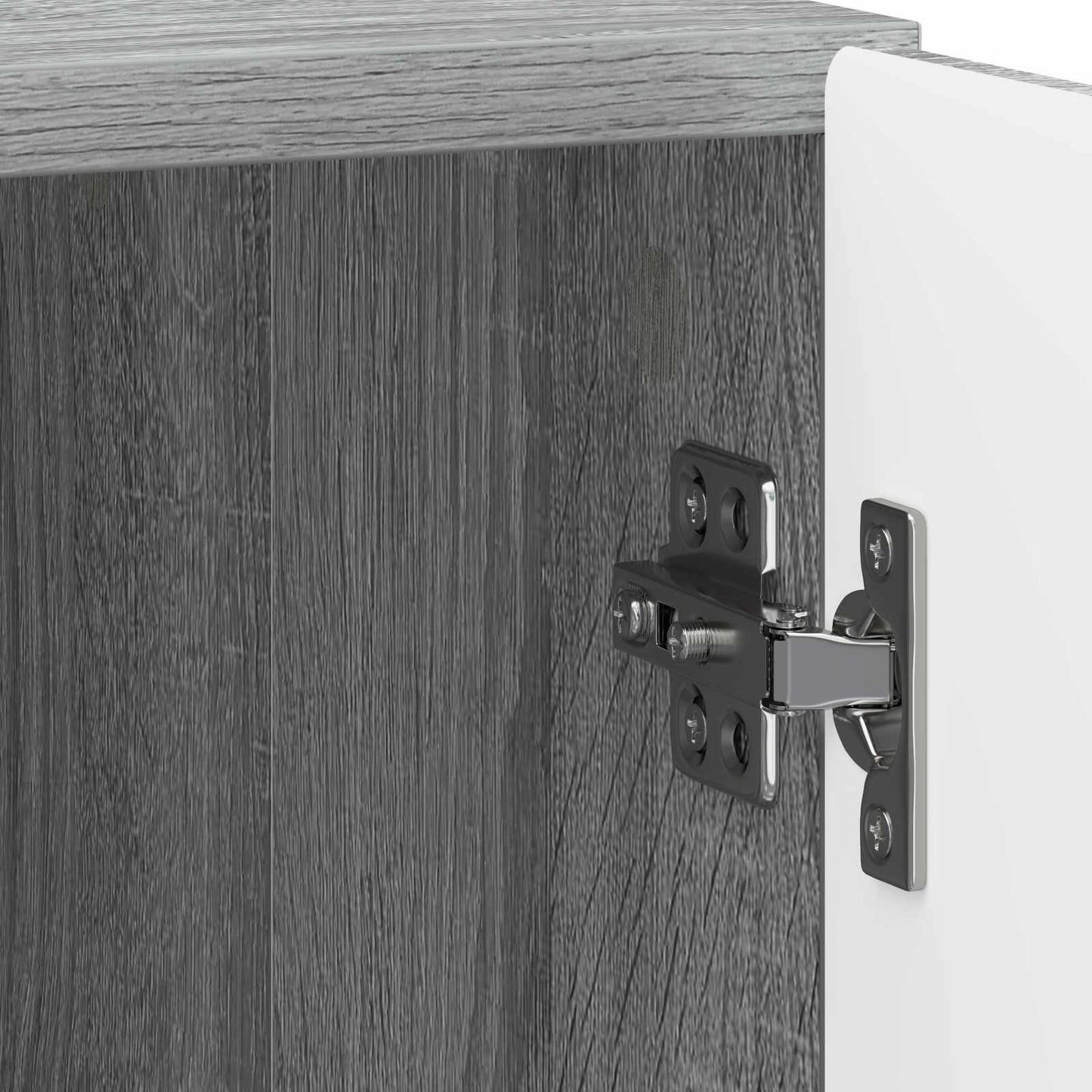 vidaXL Κομοδίνο Γκρι Sonoma 43 x 34,5 x 50 εκ Επεξεργασμένο Ξύλο