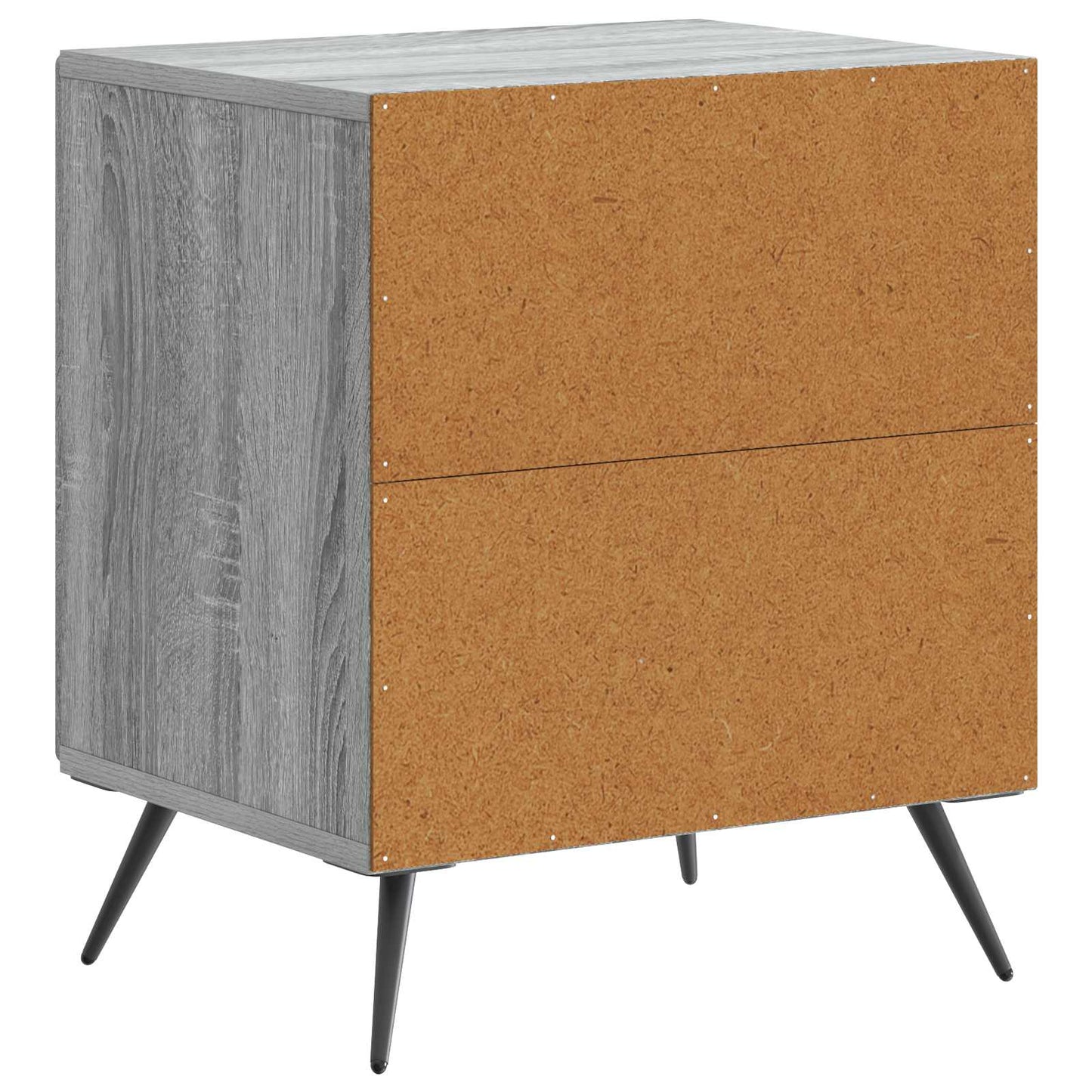vidaXL Κομοδίνο Γκρι Sonoma 43 x 34,5 x 50 εκ Επεξεργασμένο Ξύλο