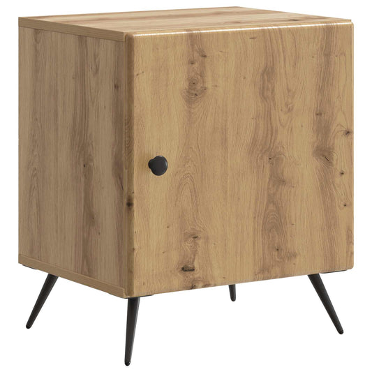 vidaXL Κομοδίνο Artisan Δρυς 43 x 34,5 x 50 εκ Επεξεργασμένο Ξύλο