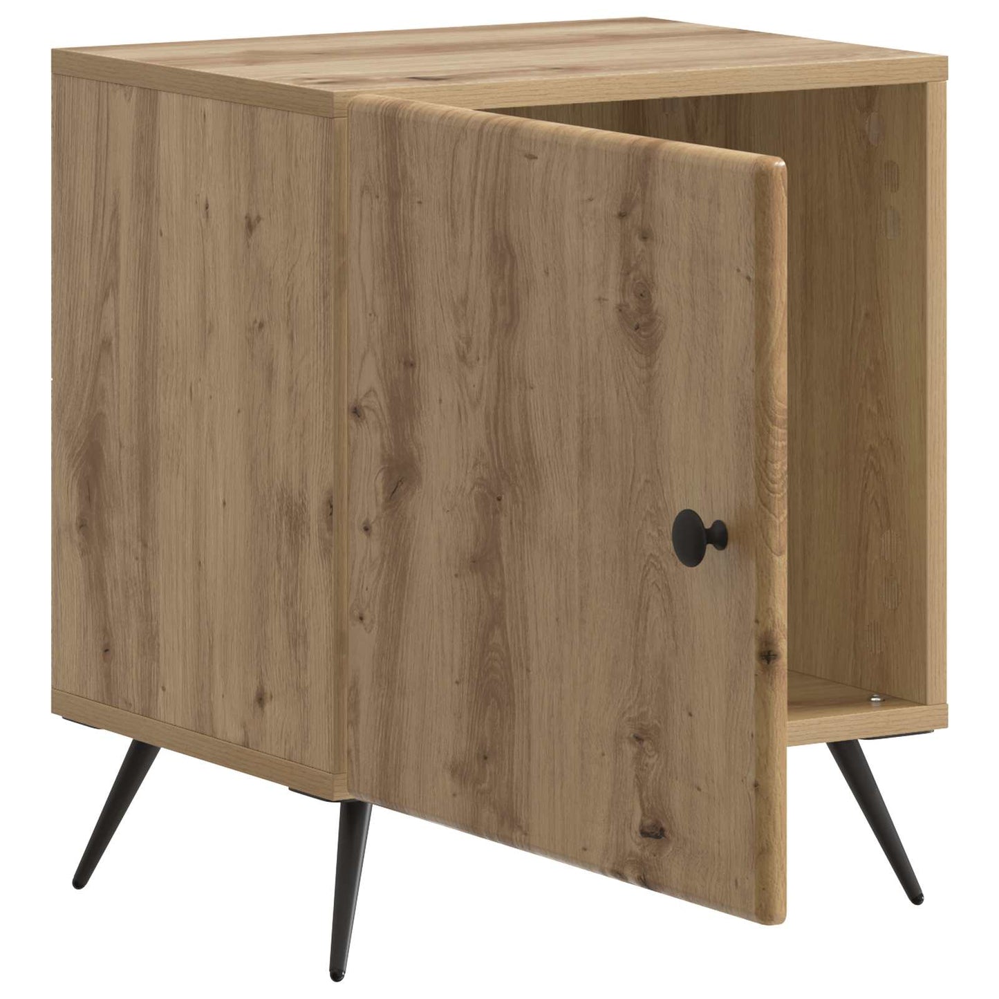 vidaXL Κομοδίνο 2 τμχ. Artisan Δρυς 43 x 34,5 x 50 εκ