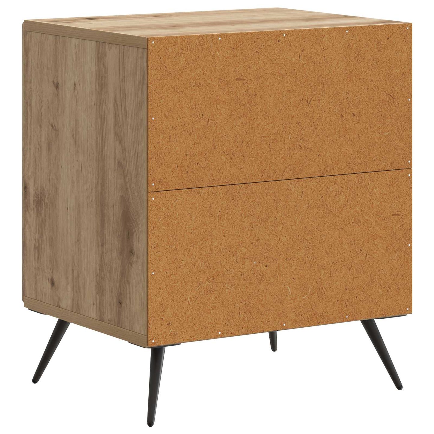 vidaXL Κομοδίνο 2 τμχ. Artisan Δρυς 43 x 34,5 x 50 εκ