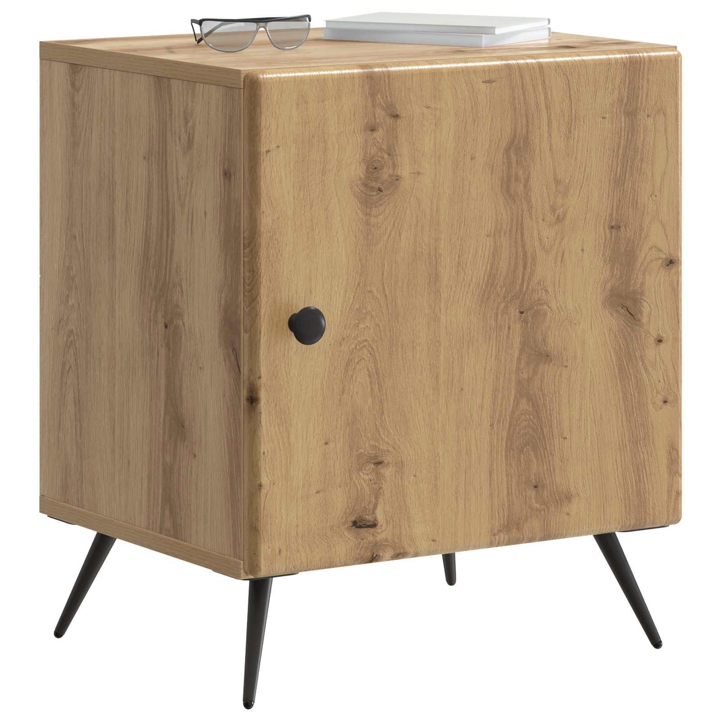vidaXL Κομοδίνο 2 τμχ. Artisan Δρυς 43 x 34,5 x 50 εκ