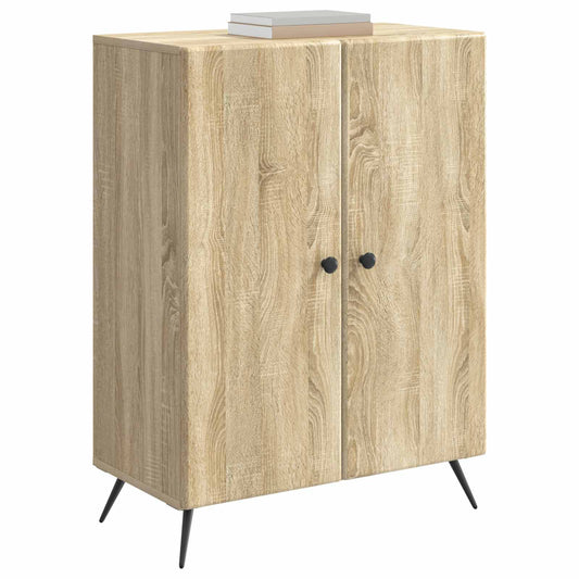 vidaXL Πλαϊνό γραφείο Sonoma Δρυς 66 x 34,5 x 90 εκ Επεξεργασμένο Ξύλο