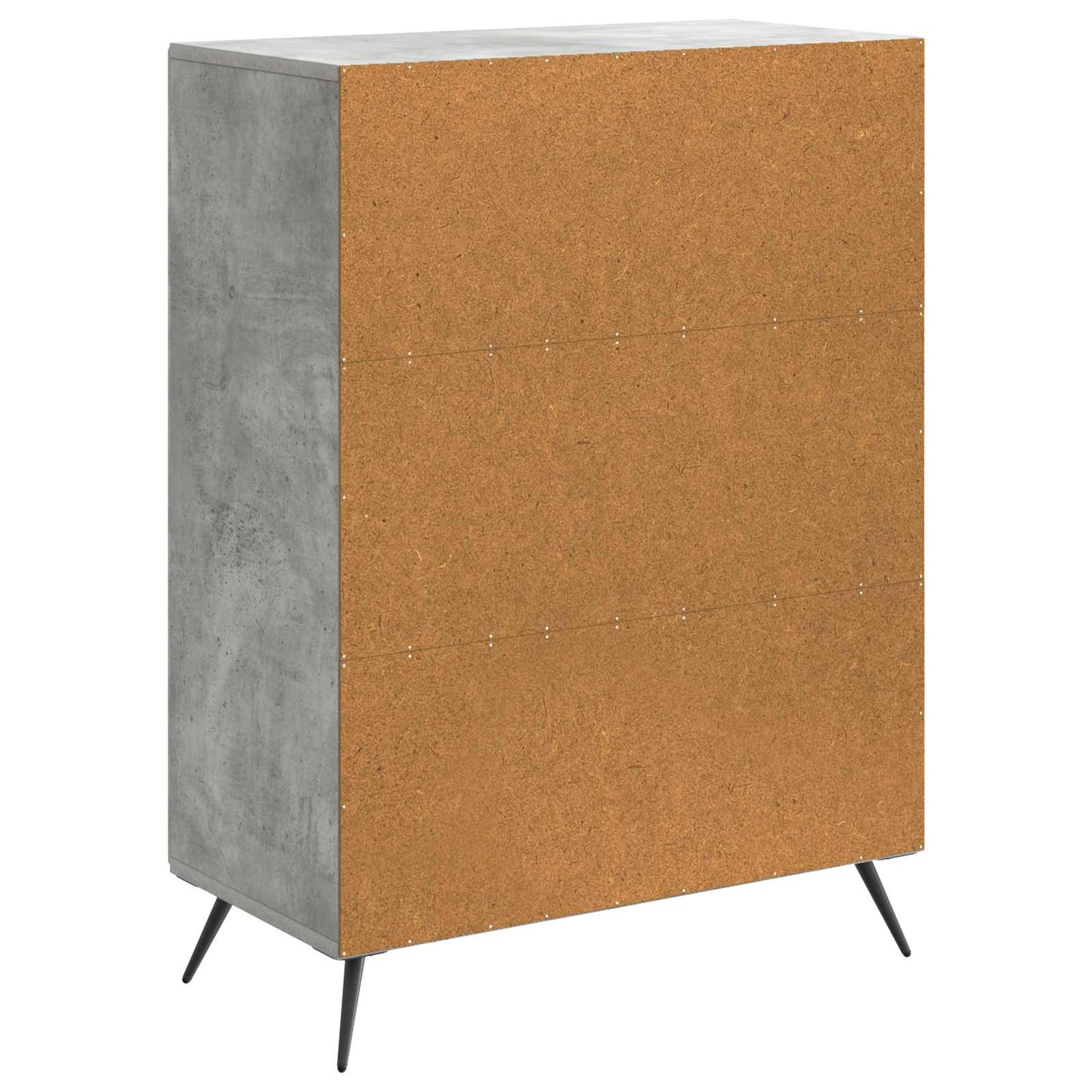 vidaXL Πλαϊνό γραφείο Γκρι Σκυροδέματος 66 x 34,5 x 90 εκ