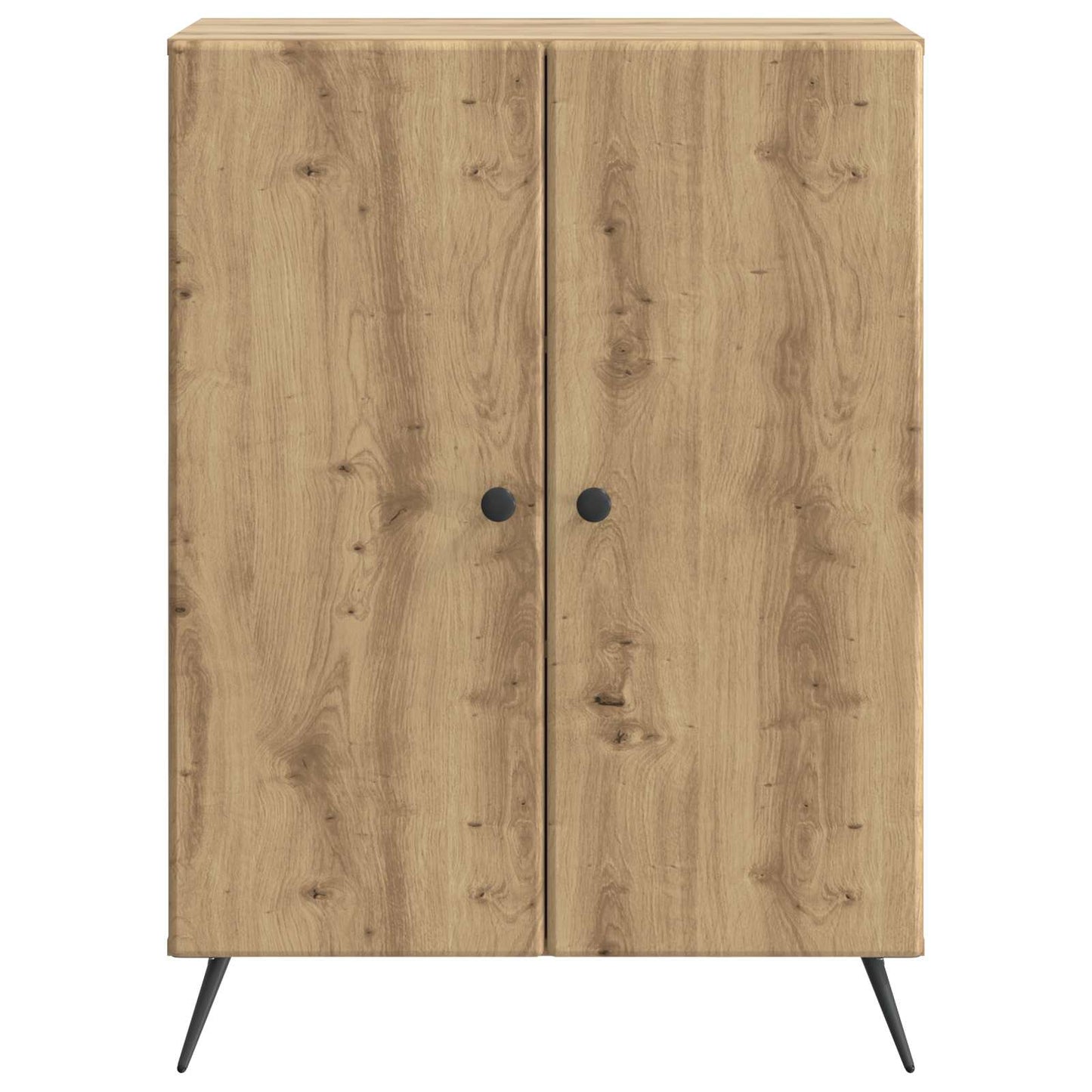 vidaXL Πλαϊνό γραφείο Artisan Δρυς 66 x 34,5 x 90 εκ