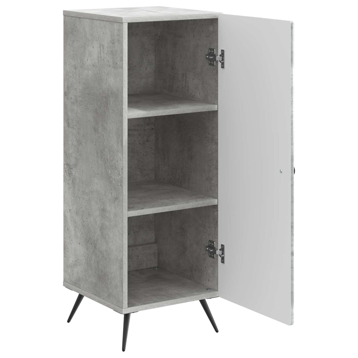 vidaXL Πλαϊνό γραφείο Γκρι Σκυροδέματος 33 x 34,5 x 90 εκ