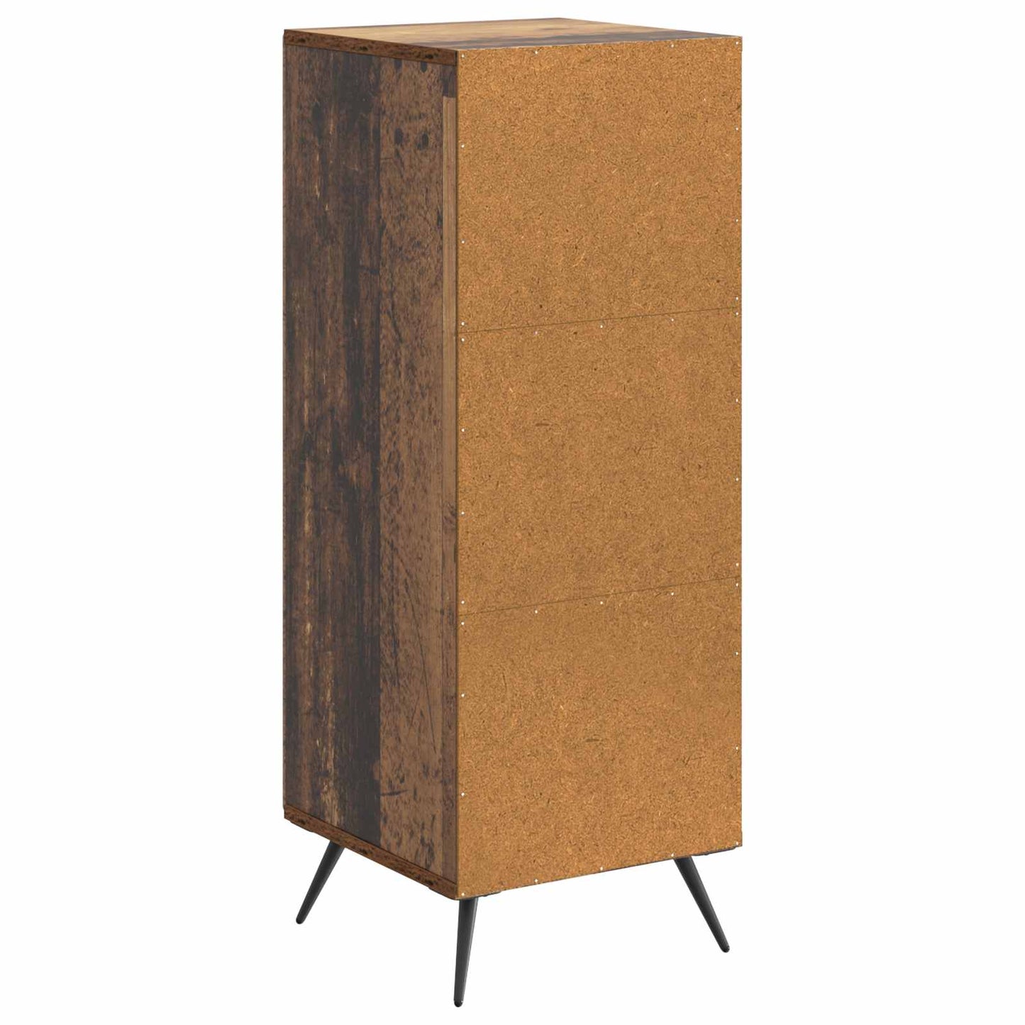 vidaXL Πλαϊνό γραφείο Παλαιωμένο ξύλο 33 x 34,5 x 90 εκ