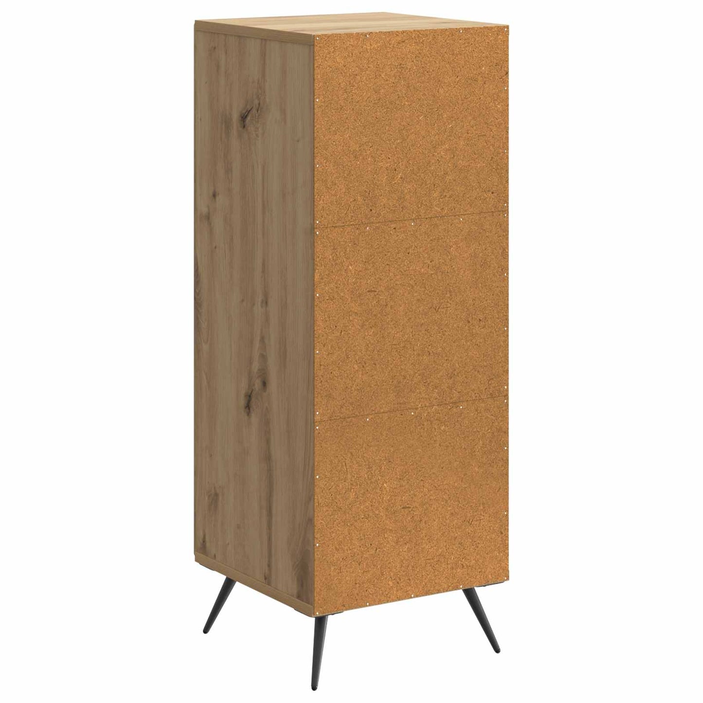 vidaXL Πλαϊνό γραφείο Artisan Δρυς 33 x 34,5 x 90 εκ