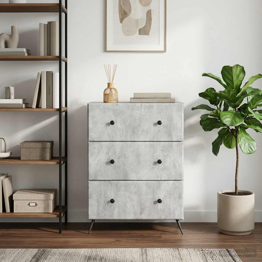 vidaXL Ντουλάπι με Συρτάρια 66 x 34,5 x 90 εκ Επεξεργασμένο Ξύλο