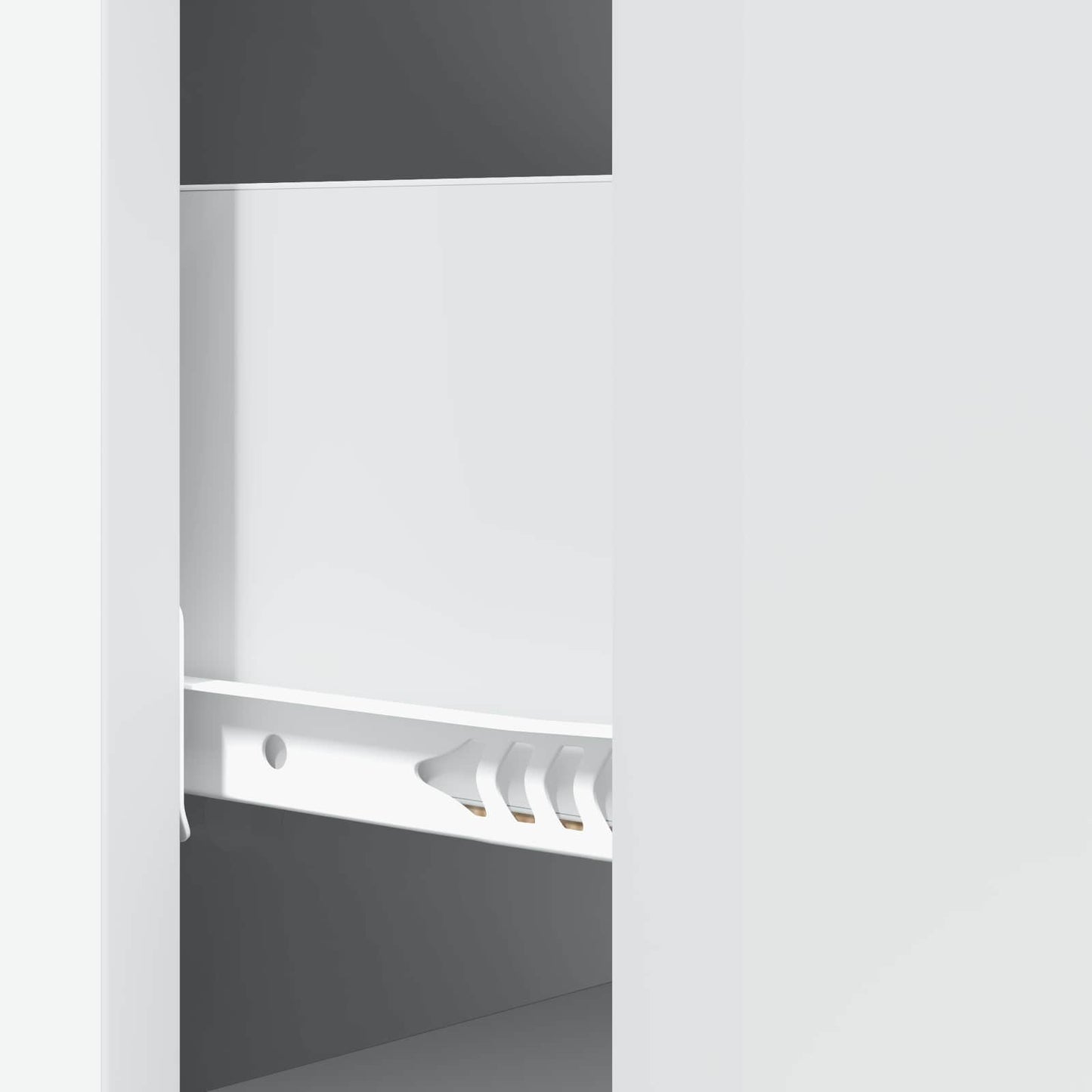 vidaXL Ντουλάπι με Συρτάρια Λευκό 33 x 34,5 x 90 εκ Επεξεργασμένο Ξύλο