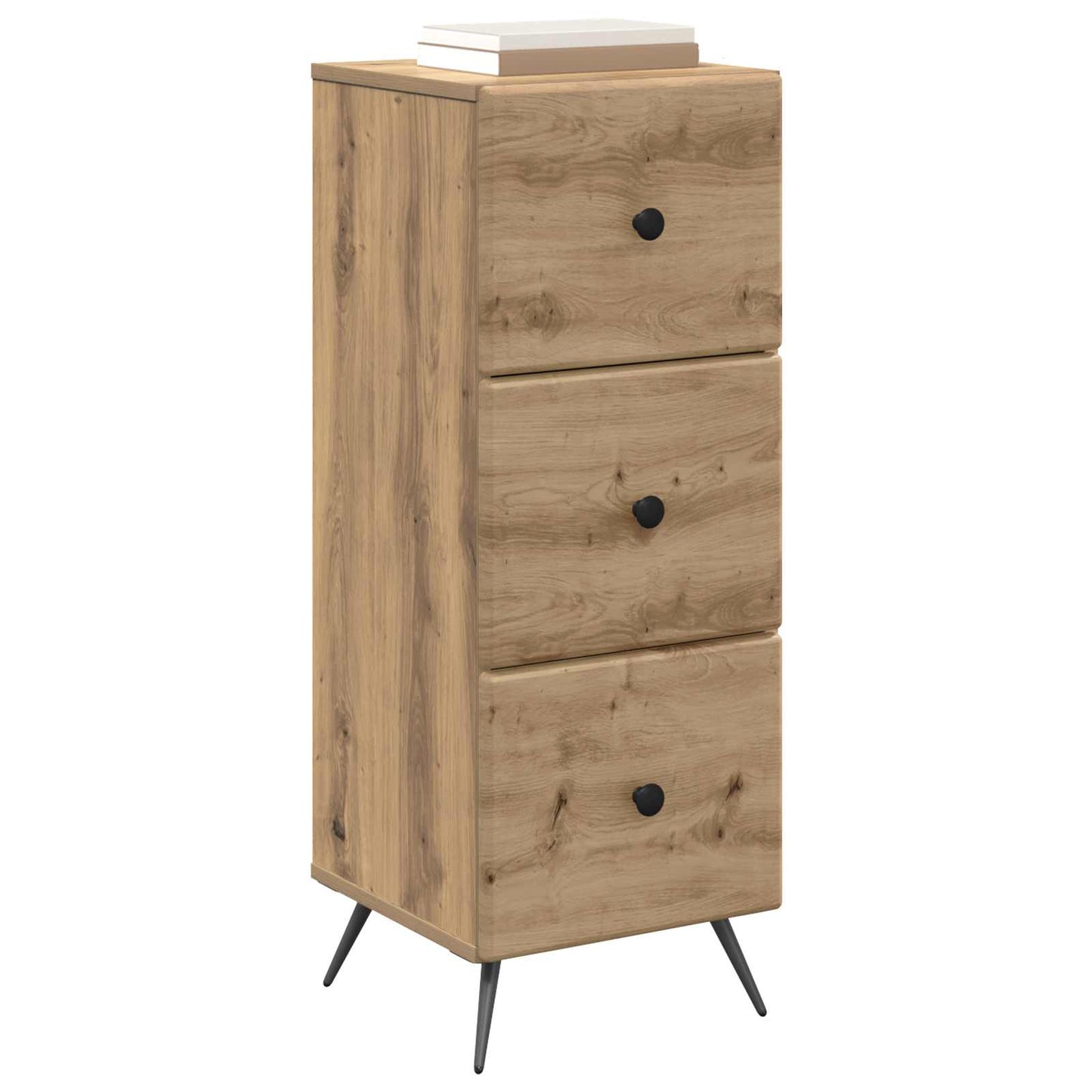 vidaXL Ντουλάπι με Συρτάρια 33 x 34,5 x 90 εκ Επεξεργασμένο Ξύλο