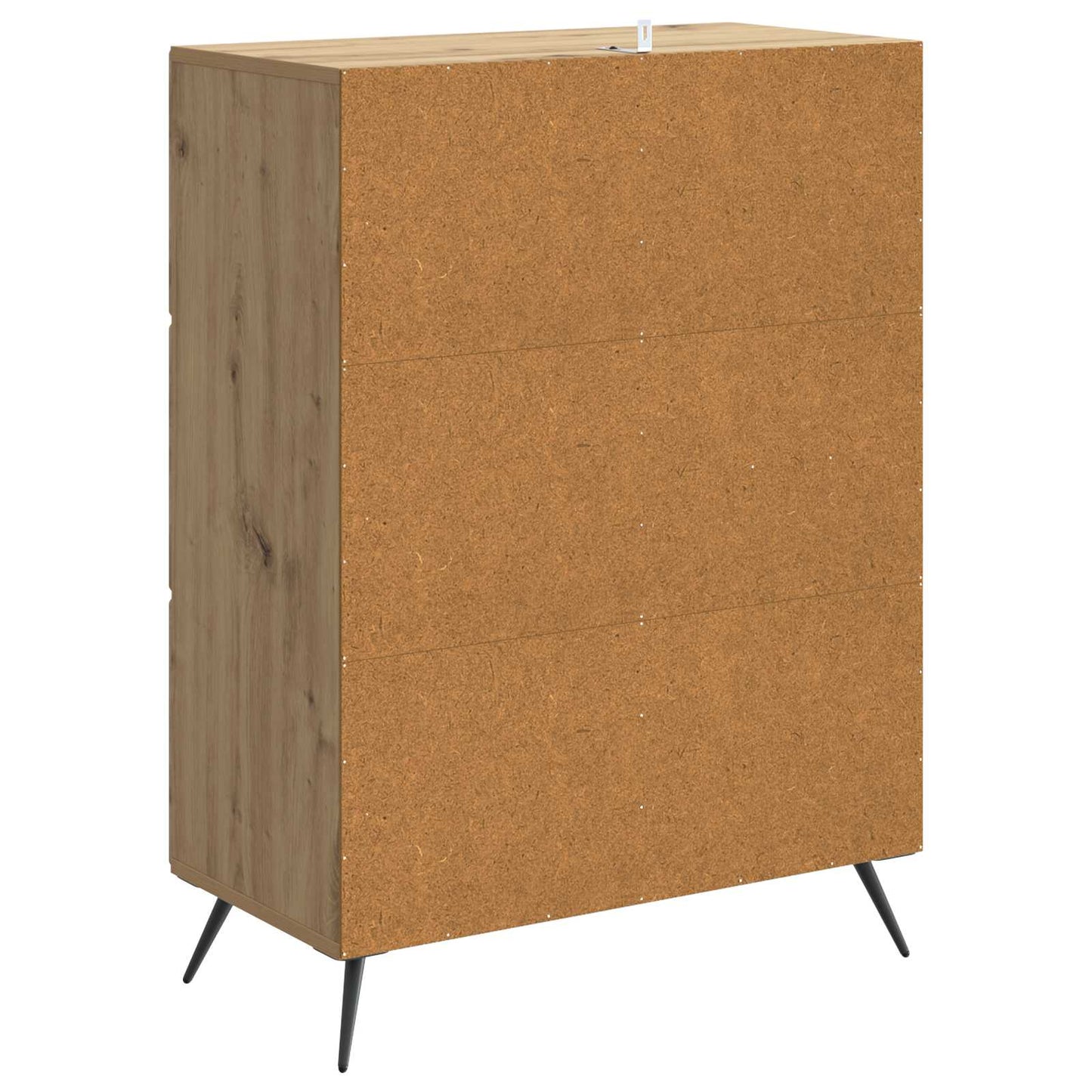 vidaXL Πλαϊνό γραφείο Artisan Δρυς 66 x 34,5 x 90 εκ