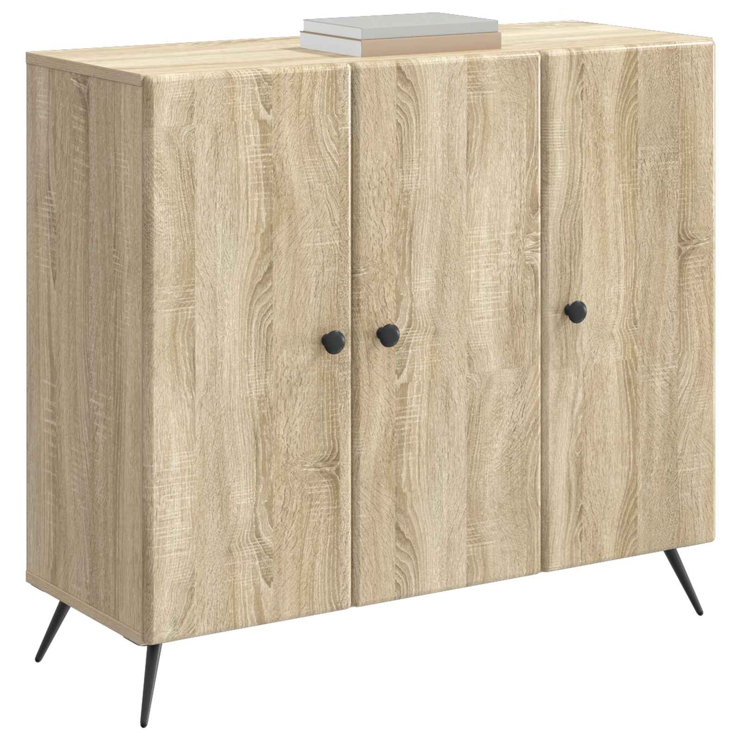 vidaXL Πλαϊνό γραφείο Sonoma Δρυς 89 x 34,5 x 80 εκ Επεξεργασμένο Ξύλο