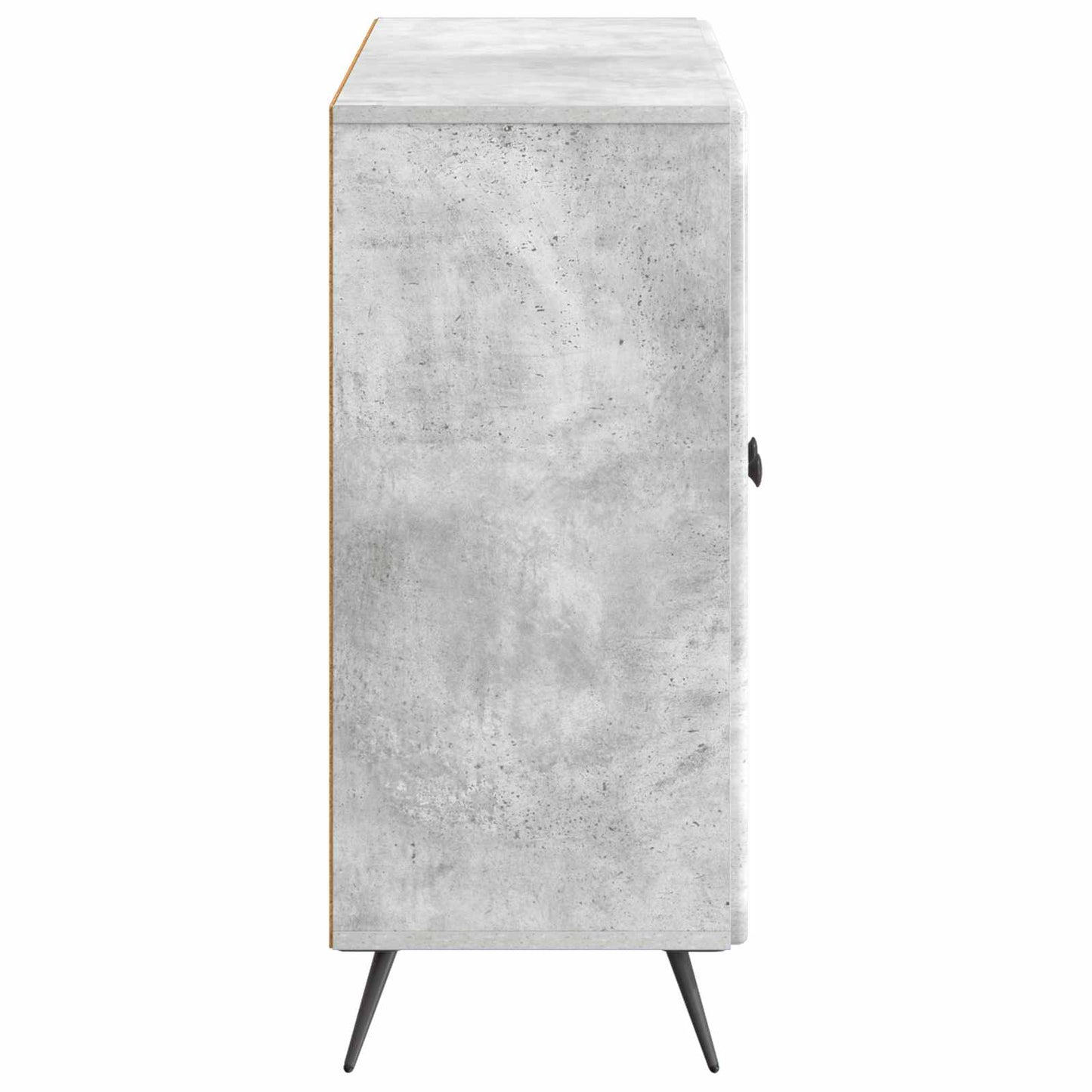 vidaXL Πλαϊνό γραφείο Γκρι Σκυροδέματος 89 x 34,5 x 80 εκ