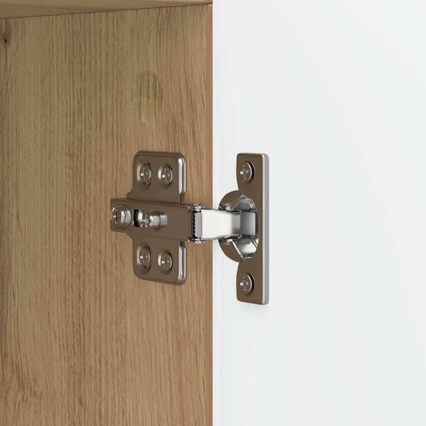 vidaXL Πλαϊνό γραφείο Artisan Δρυς 89 x 34,5 x 80 εκ