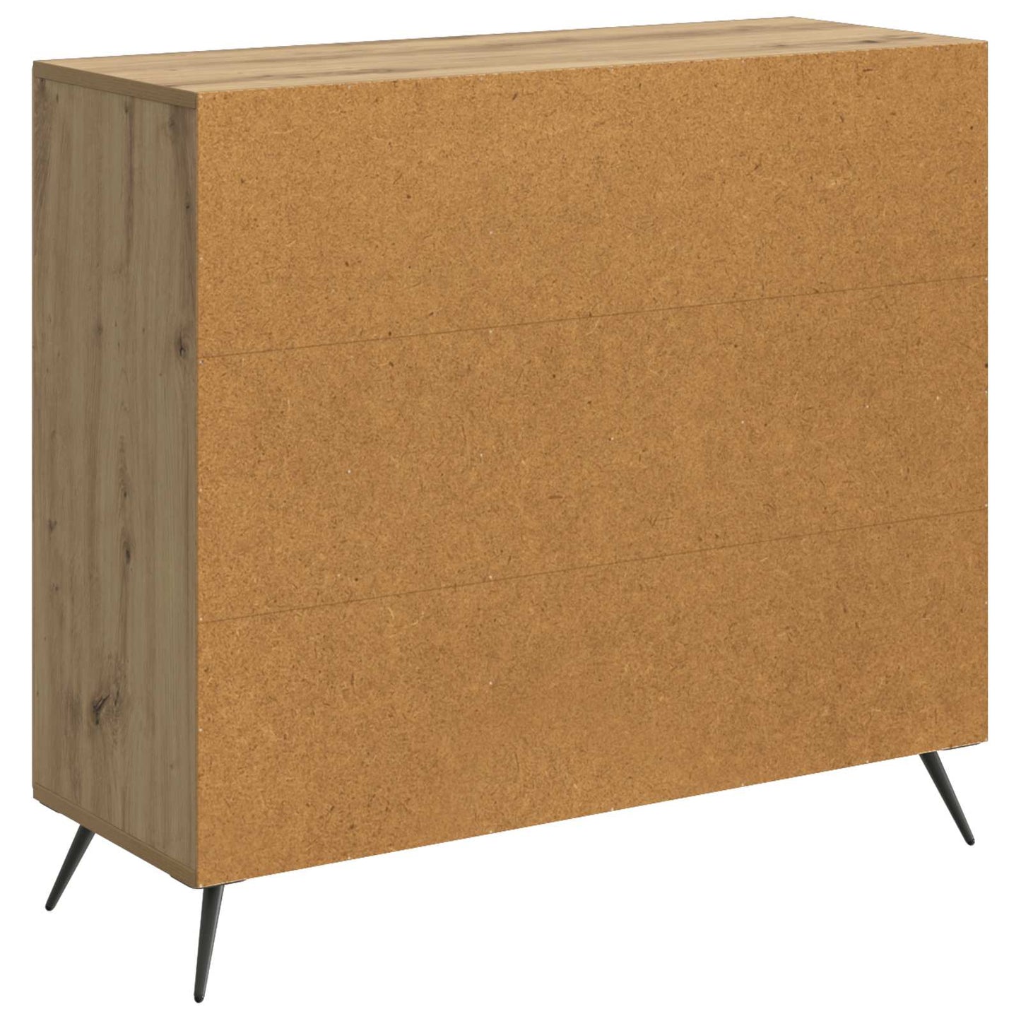 vidaXL Πλαϊνό γραφείο Artisan Δρυς 89 x 34,5 x 80 εκ