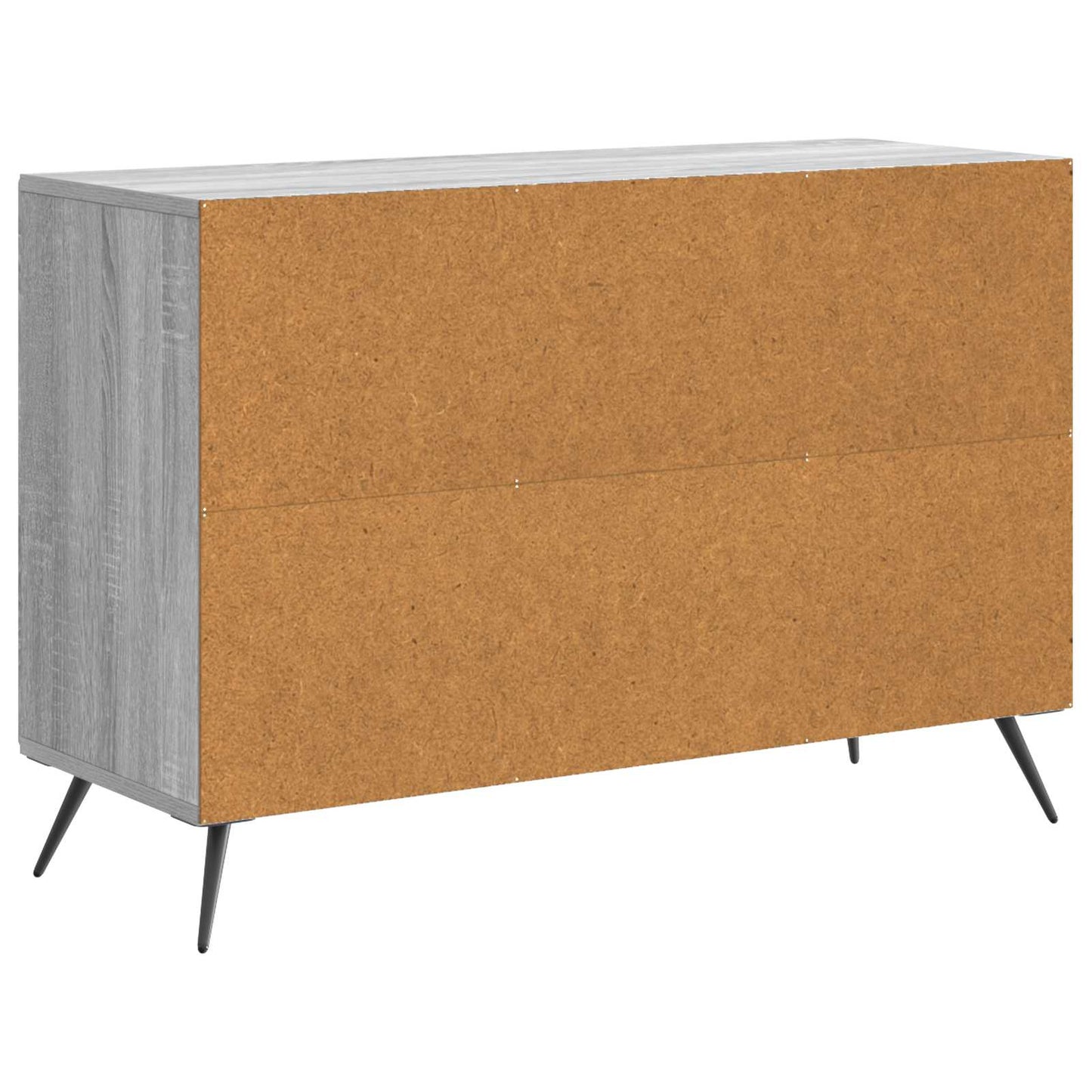 vidaXL Πλαϊνό γραφείο με συρτάρι Γκρι Sonoma 89 x 34,5 x 60 εκ.
