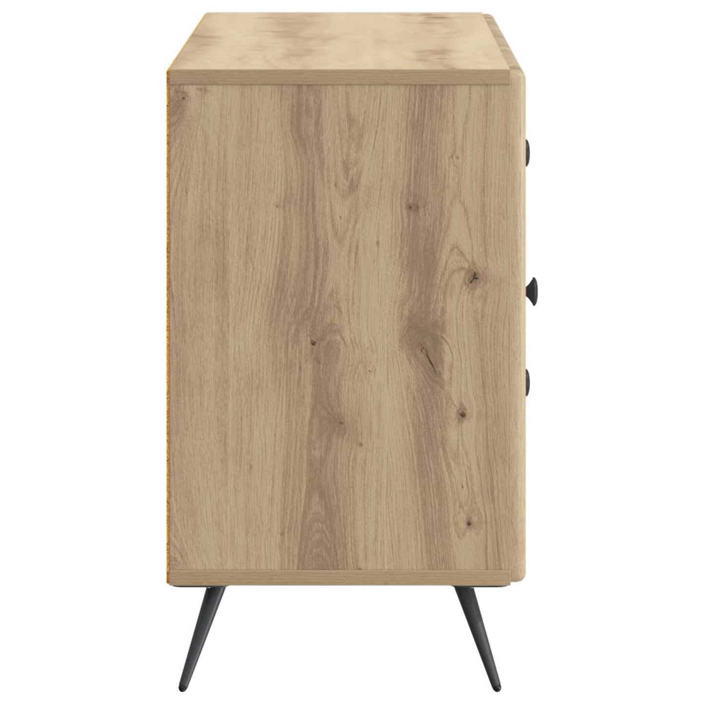 vidaXL Πλαϊνό γραφείο Artisan Δρυς 89 x 34,5 x 60 εκ.