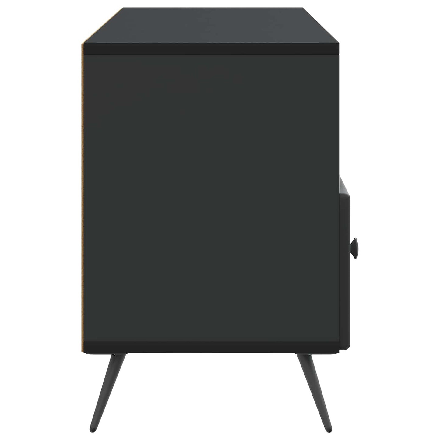 vidaXL Ντουλάπι TV Μαύρο 102 x 34,5 x 50 εκ. Επεξεργασμένο Ξύλο