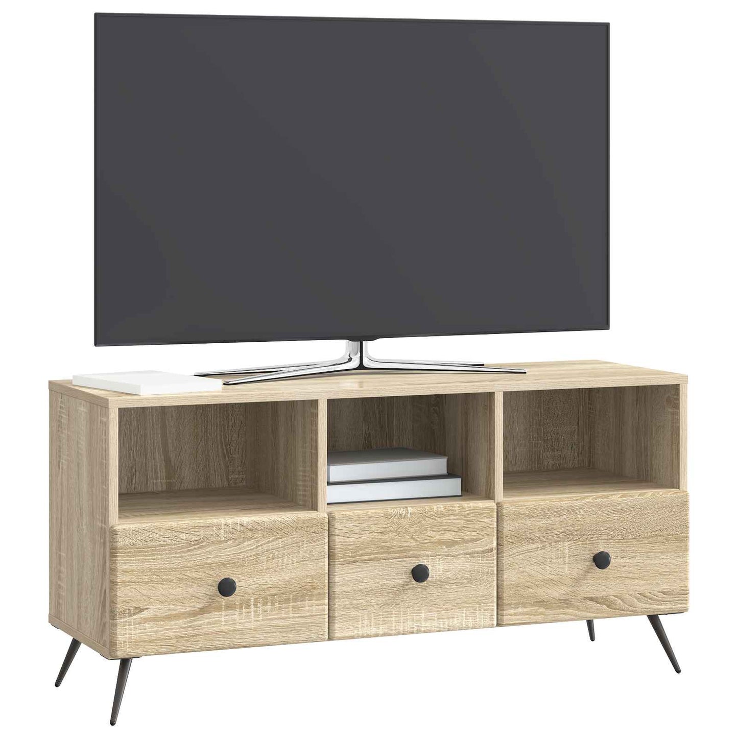 vidaXL Ντουλάπι TV Sonoma Δρυς 102 x 34,5 x 50 εκ. Επεξεργασμένο Ξύλο