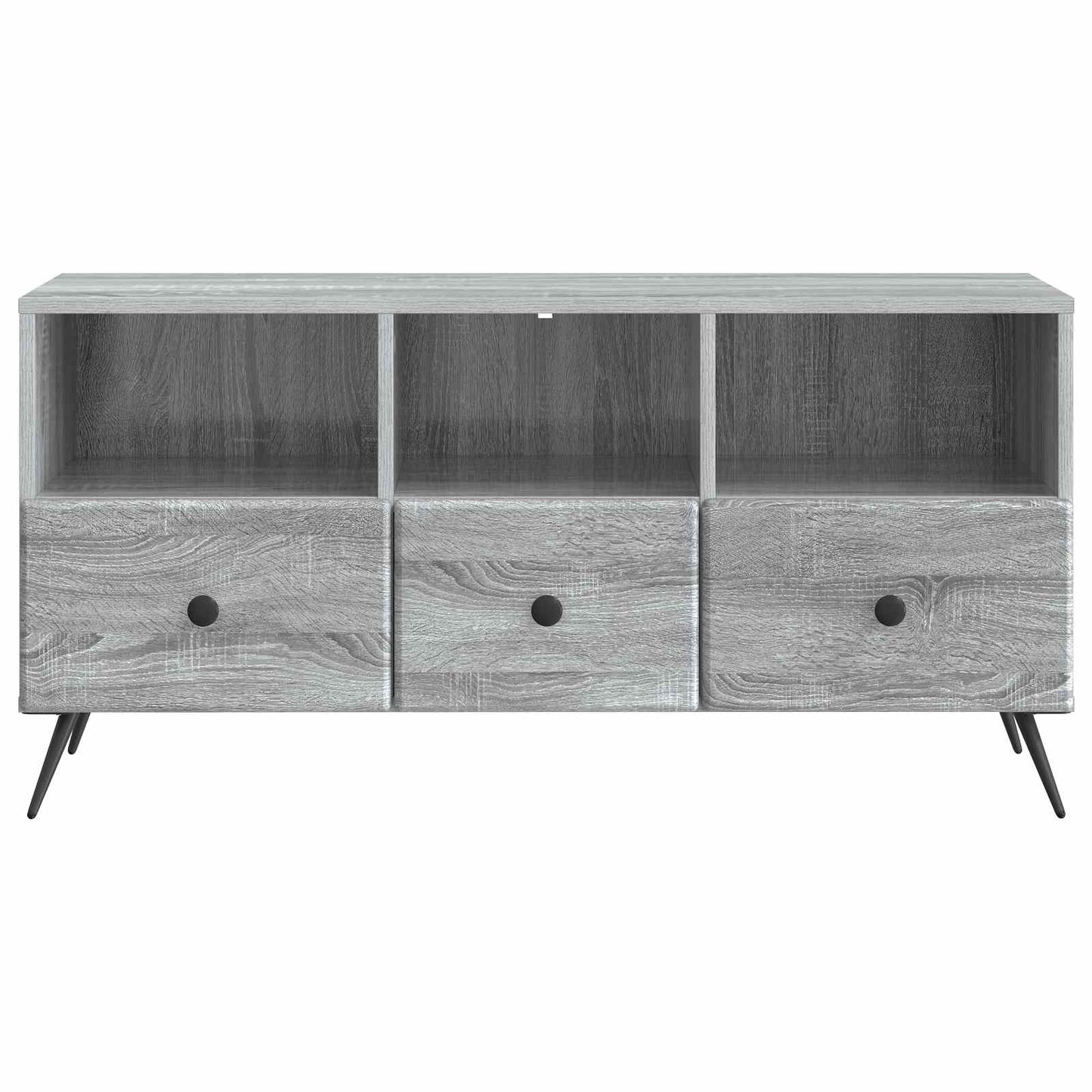 vidaXL Ντουλάπι TV Γκρι Sonoma 102 x 34,5 x 50 εκ. Επεξεργασμένο Ξύλο