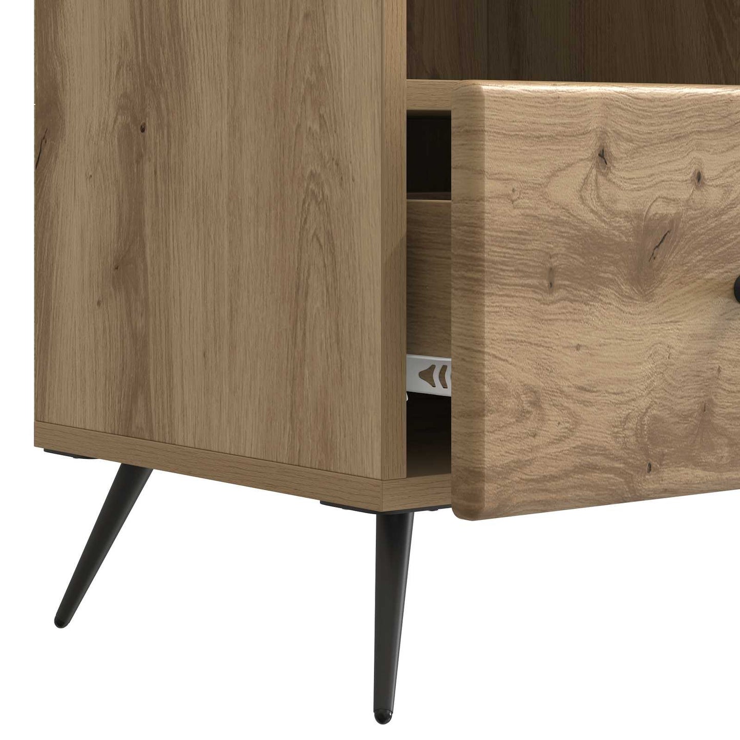 vidaXL Ντουλάπι TV Artisan Δρυς 102 x 34,5 x 50 εκ. Επεξεργασμένο Ξύλο
