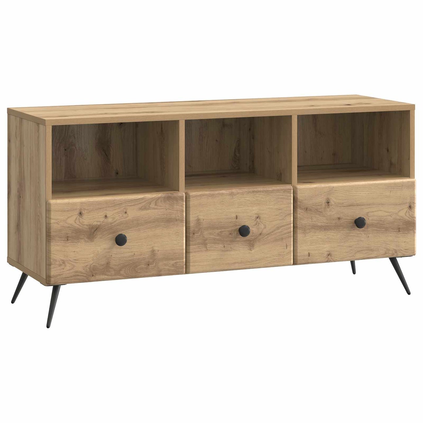 vidaXL Ντουλάπι TV Artisan Δρυς 102 x 34,5 x 50 εκ. Επεξεργασμένο Ξύλο