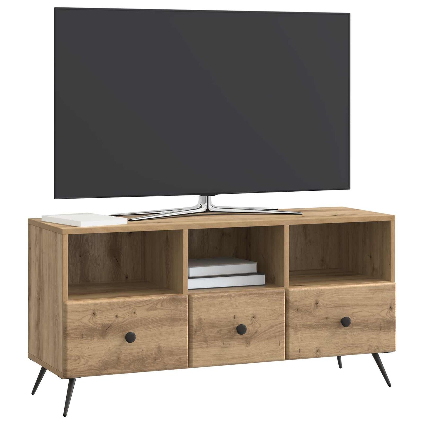 vidaXL Ντουλάπι TV Artisan Δρυς 102 x 34,5 x 50 εκ. Επεξεργασμένο Ξύλο