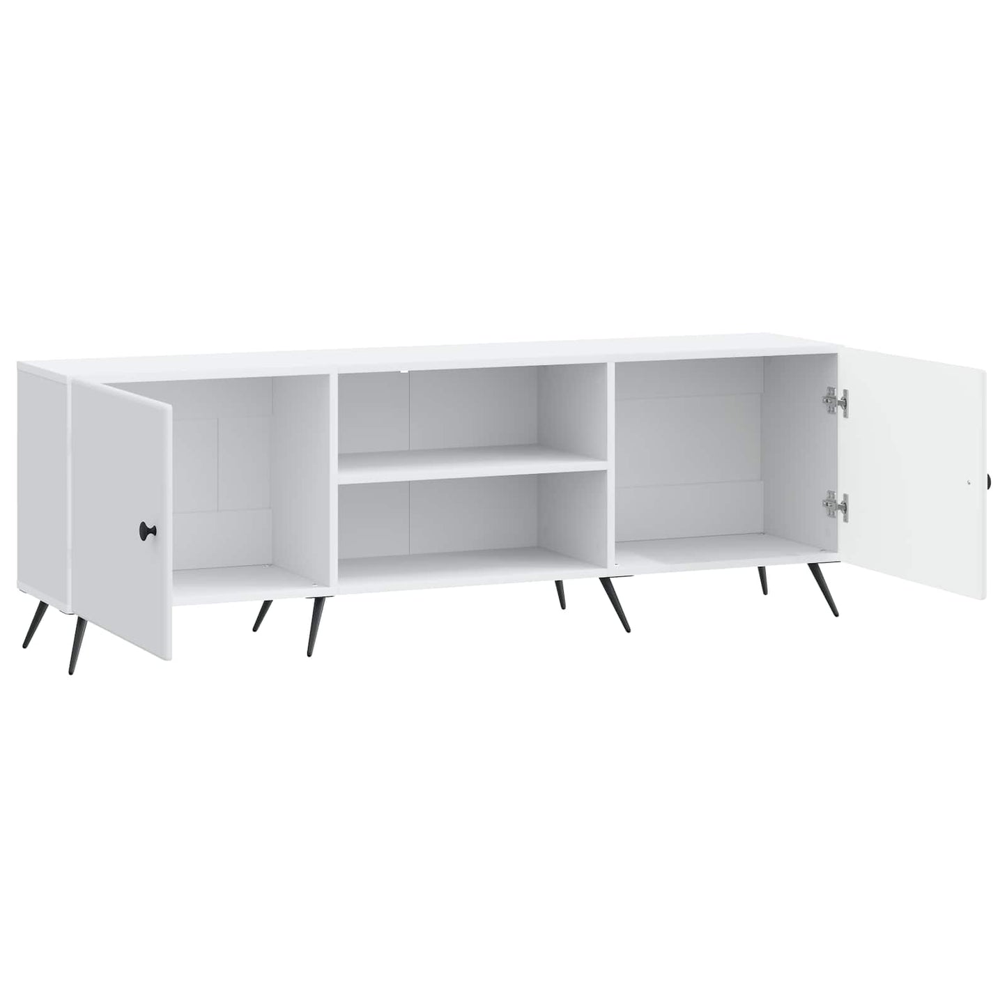vidaXL Ντουλάπι TV Λευκό 150 x 31 x 50 εκ. Επεξεργασμένο Ξύλο