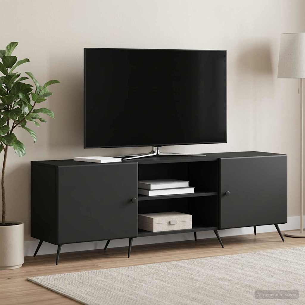 vidaXL Ντουλάπι TV 150 x 31 x 50 εκ. Μαύρο Επεξεργασμένο Ξύλο