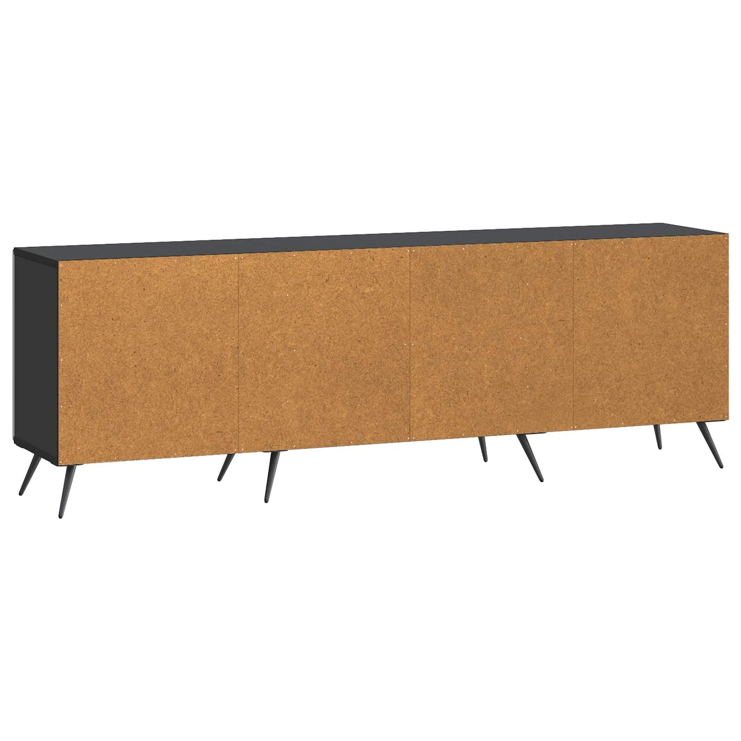 vidaXL Ντουλάπι TV Μαύρο 150 x 31 x 50 εκ. Επεξεργασμένο Ξύλο