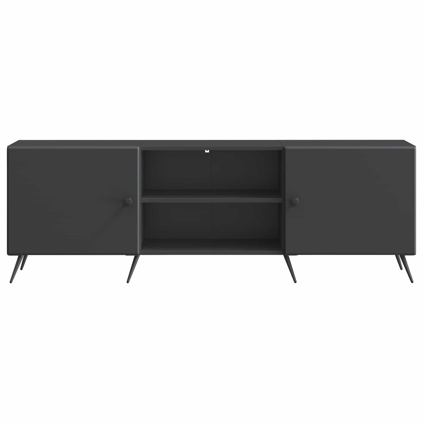 vidaXL Ντουλάπι TV Μαύρο 150 x 31 x 50 εκ. Επεξεργασμένο Ξύλο