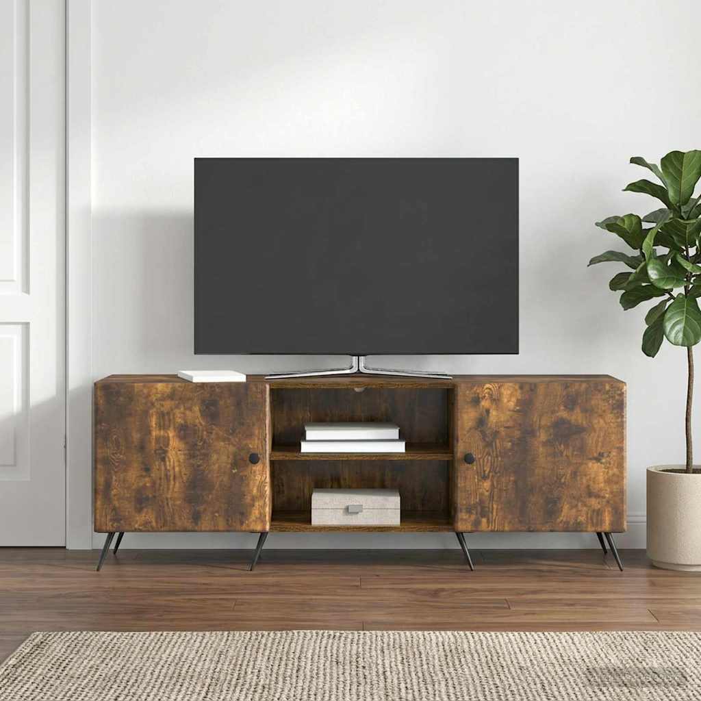 vidaXL Ντουλάπι TV Καπνισμένο Ξύλο Δρυός 150 x 31 x 50 εκ.