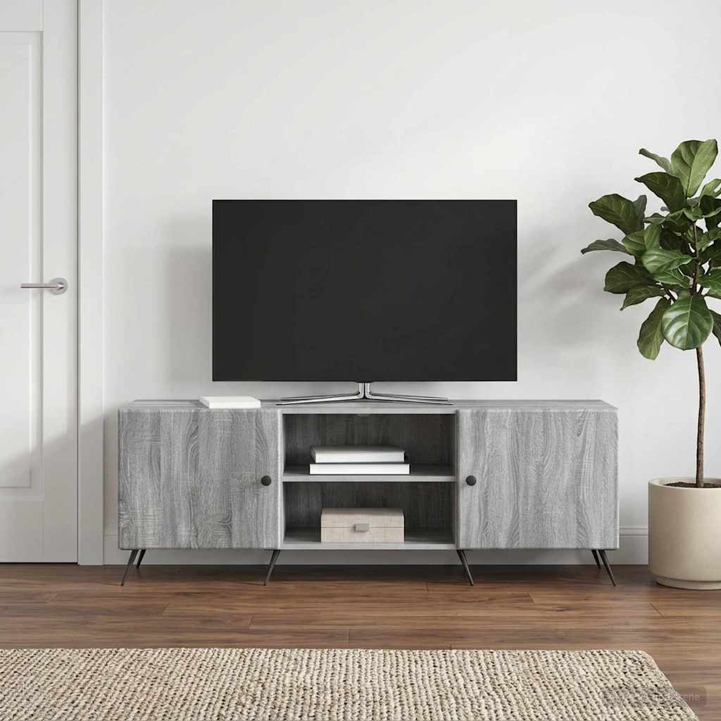 vidaXL Ντουλάπι TV 150 x 31 x 50 εκ. Γκρι Sonoma Επεξεργασμένο Ξύλο