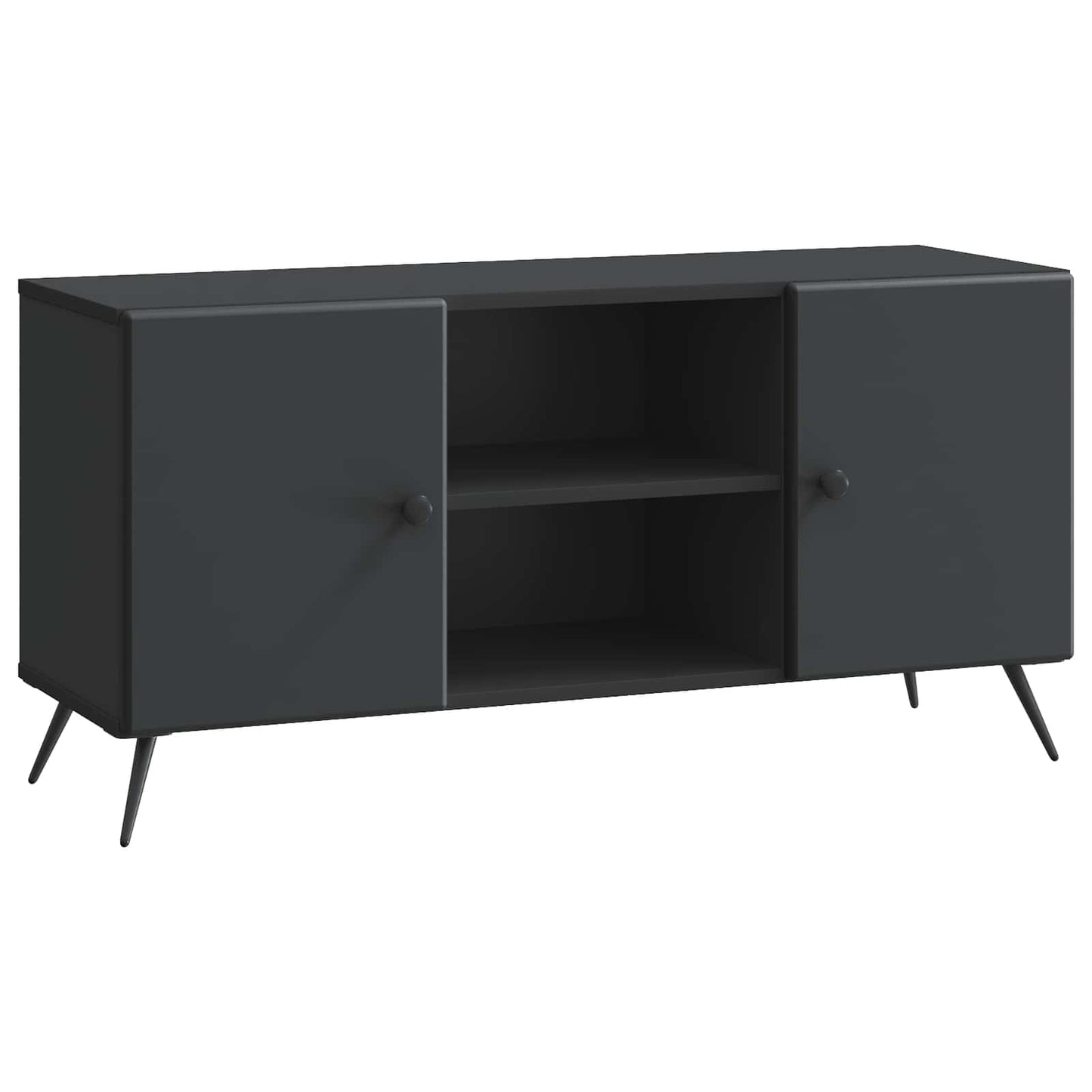 vidaXL Ντουλάπι TV Μαύρο 102 x 34,5 x 50 εκ. Επεξεργασμένο Ξύλο