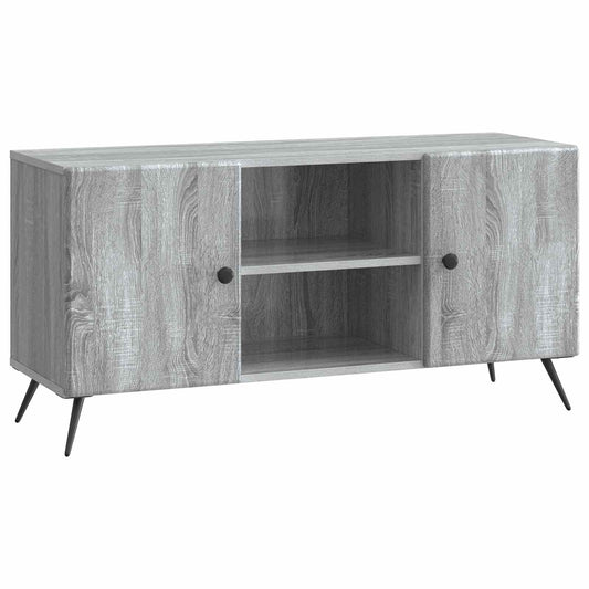 vidaXL Ντουλάπι TV Γκρι Sonoma 102 x 34,5 x 50 εκ. Επεξεργασμένο Ξύλο
