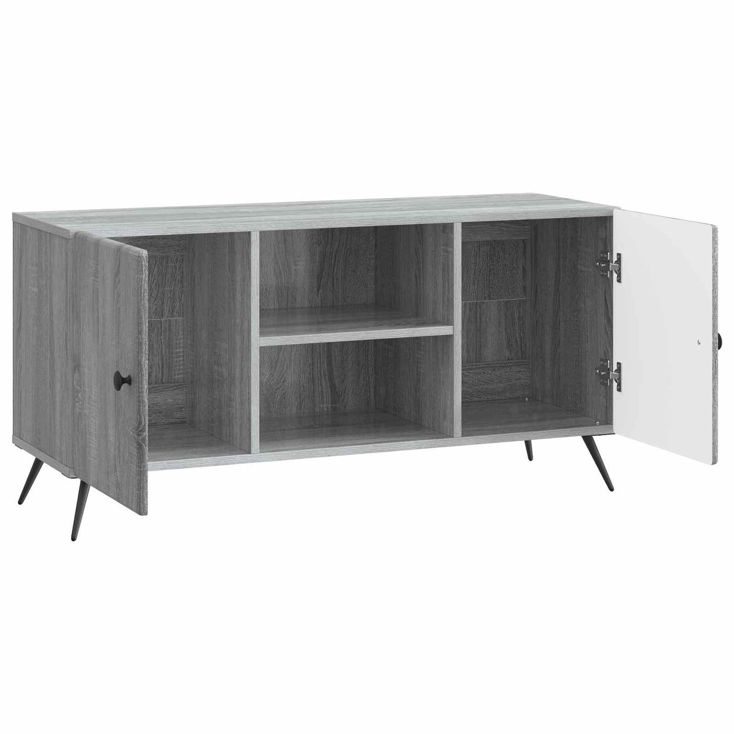 vidaXL Ντουλάπι TV Γκρι Sonoma 102 x 34,5 x 50 εκ. Επεξεργασμένο Ξύλο