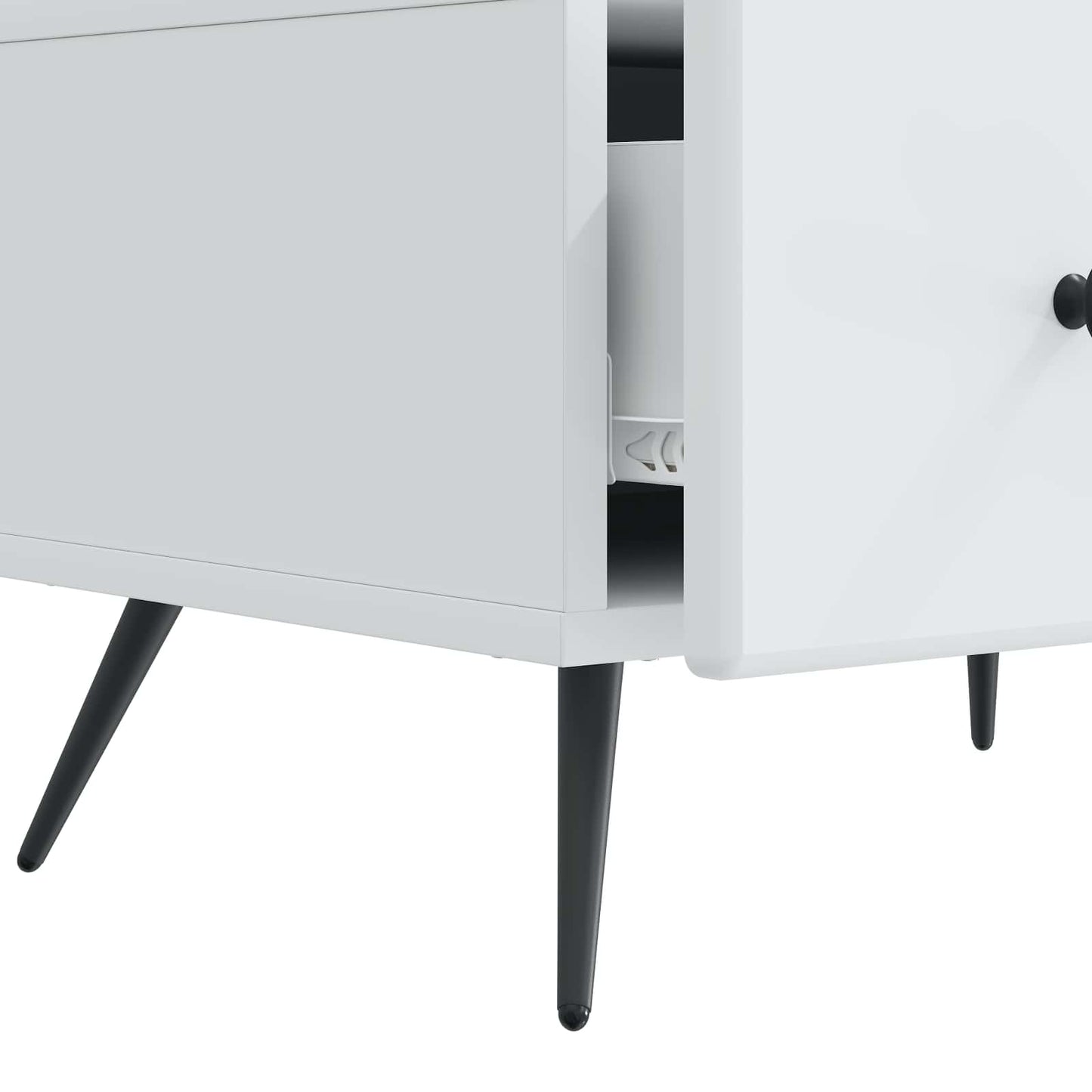 vidaXL Ντουλάπι TV Λευκό 147 x 34,5 x 30 εκ Επεξεργασμένο Ξύλο