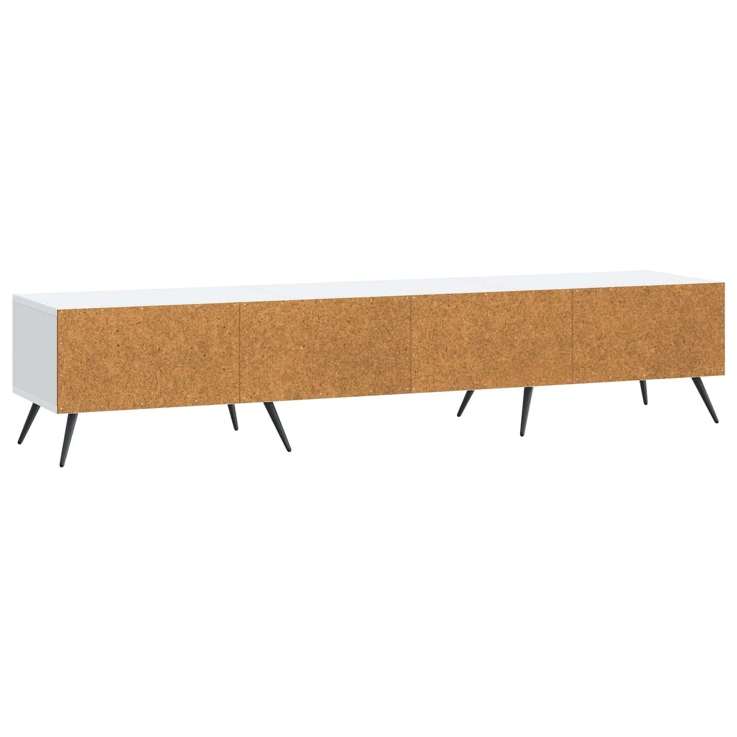 vidaXL Ντουλάπι TV Λευκό 147 x 34,5 x 30 εκ Επεξεργασμένο Ξύλο